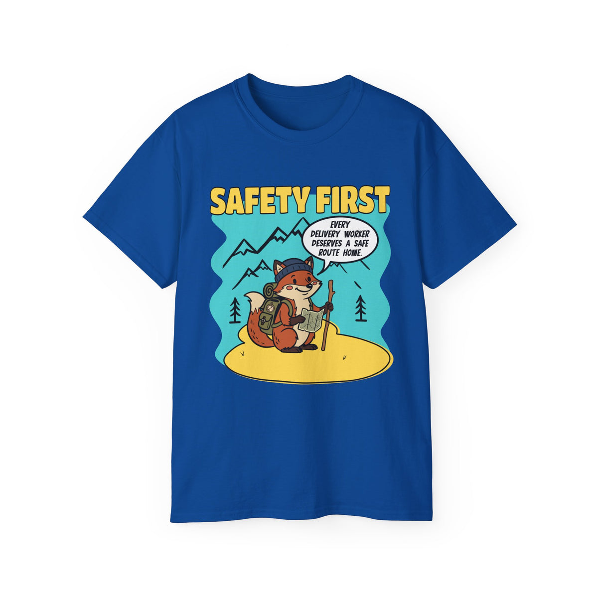 Safety First Delivery Worker T-Shirt — Delivery worker shirt