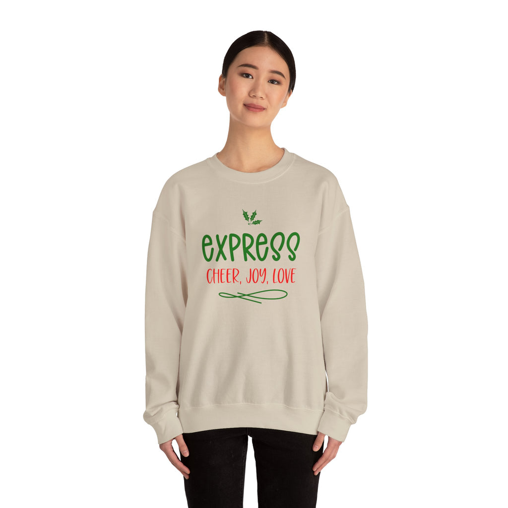 Express Cheer Joy Love Sweatshirt, Holiday Postal Sweatshirt, Holiday Gifts For Postal Workers.