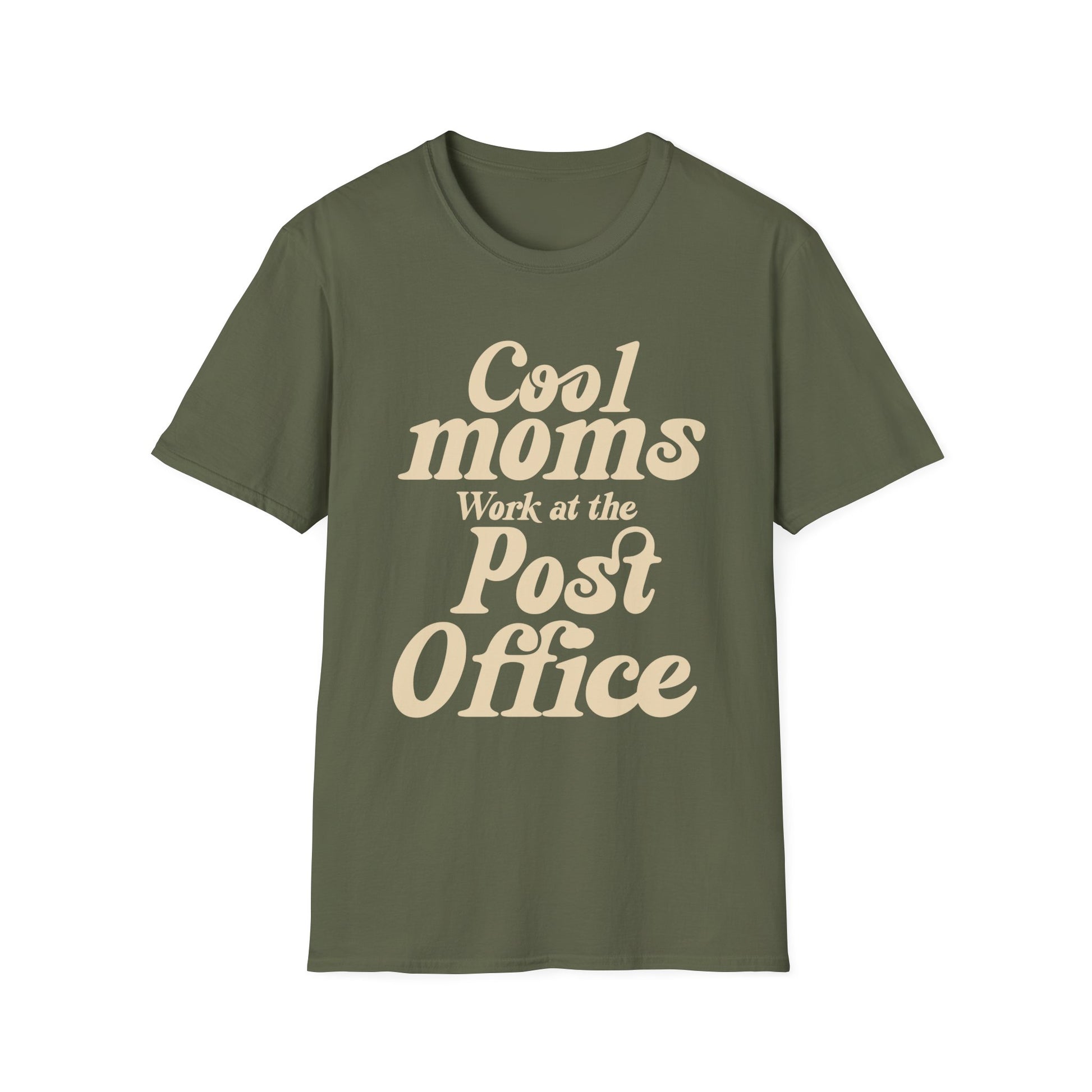 Cool Moms Work at the Post Office T-Shirt – Funny Mail Carrier Shirt, Postal Worker Gift, Delivery Driver Tee, Cute Mom Graphic Shirt