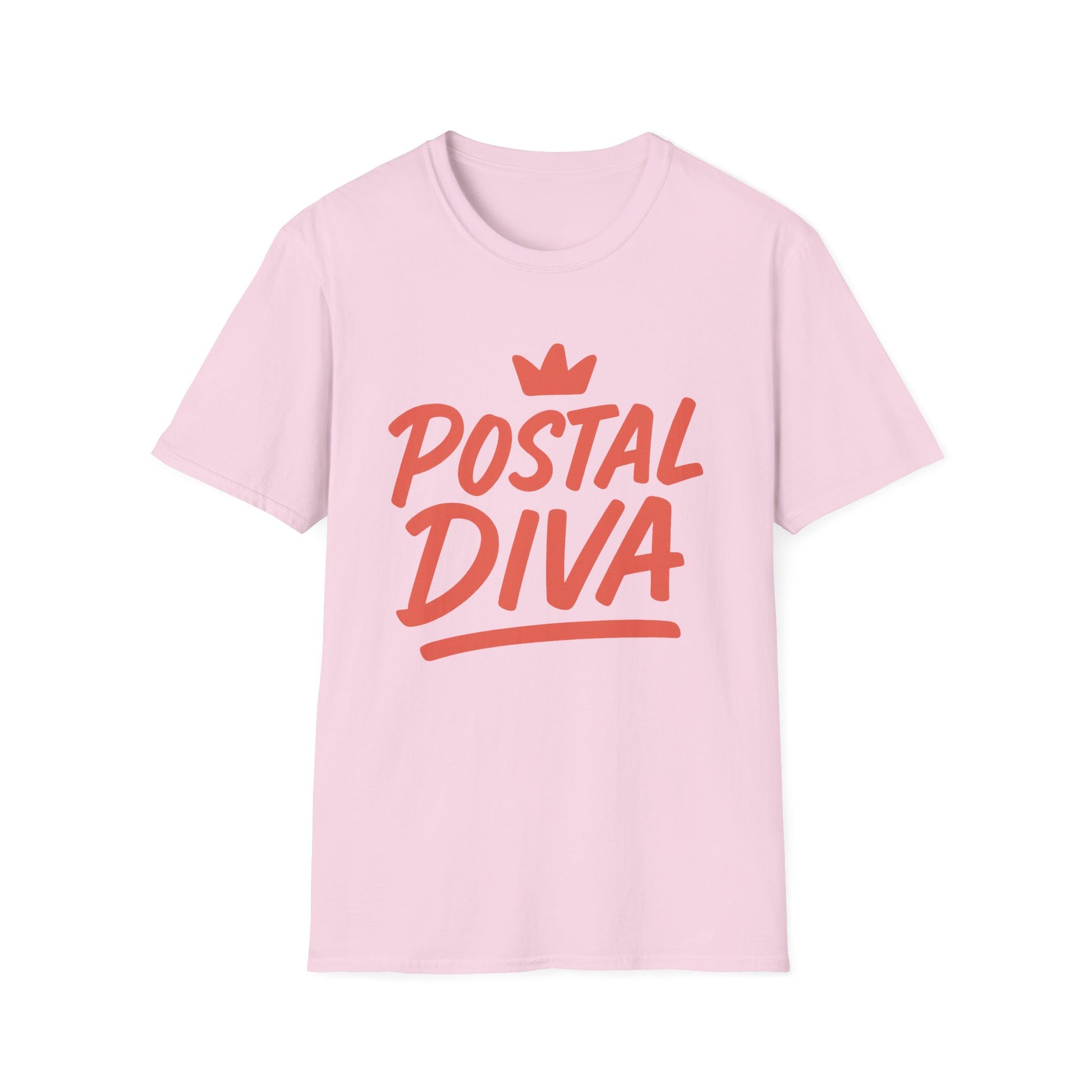 Postal Diva Unisex T-Shirt - Fun Gift for Postal Workers, Casual Wear, Birthday, Holidays, Graphic Tee