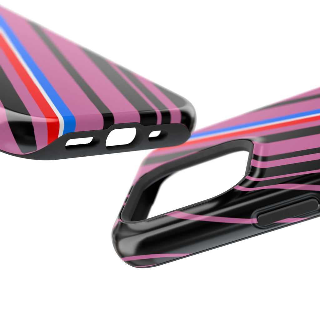 Vibrant Magnetic Phone Cases for Impact Resistance, Phone Protection, Gift for Tech Lovers, Postal Workers, Colorful Barcode Cases