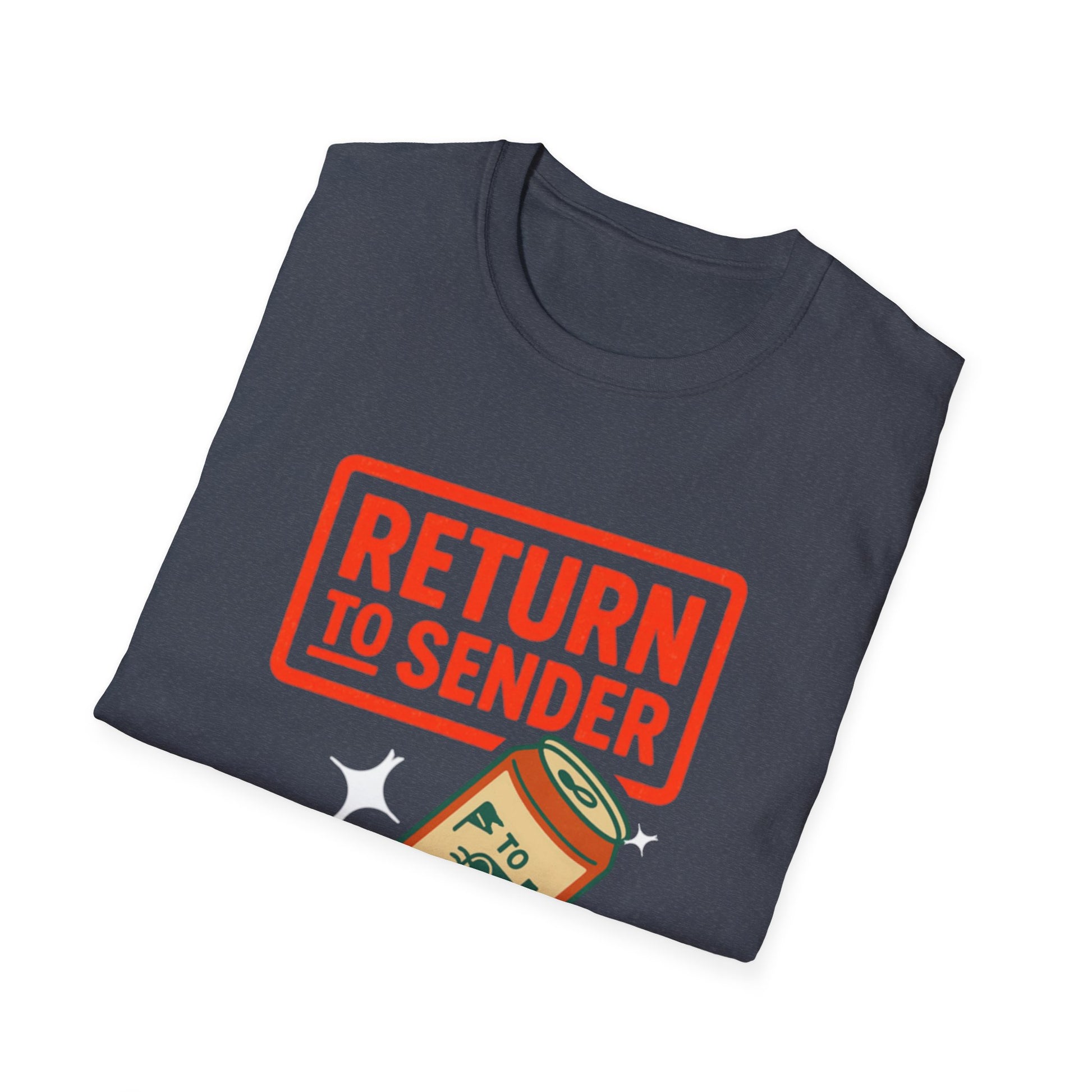 Return to Sender Graphic Tee, Quirky Gift for Beer Lovers, Fun Casual Wear, Unisex Humor T-Shirt, Everyday Comfort Shirt