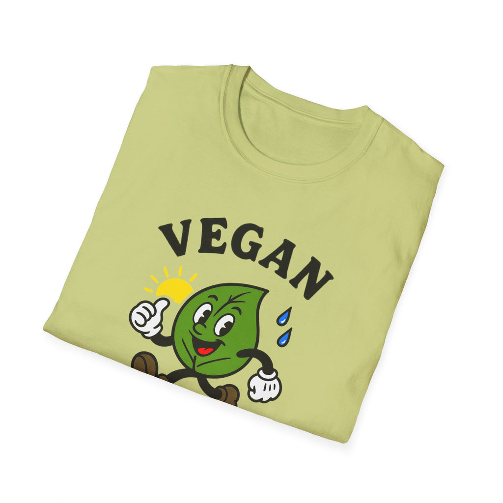 Vegan Awareness T-Shirt, Unisex Softstyle Tee, Eco-Friendly Fashion, Mail Carrier, Cute Vegan Gifts, Plant-Based Lifestyle Apparel, Postal Worker, Perfect for Earth Day