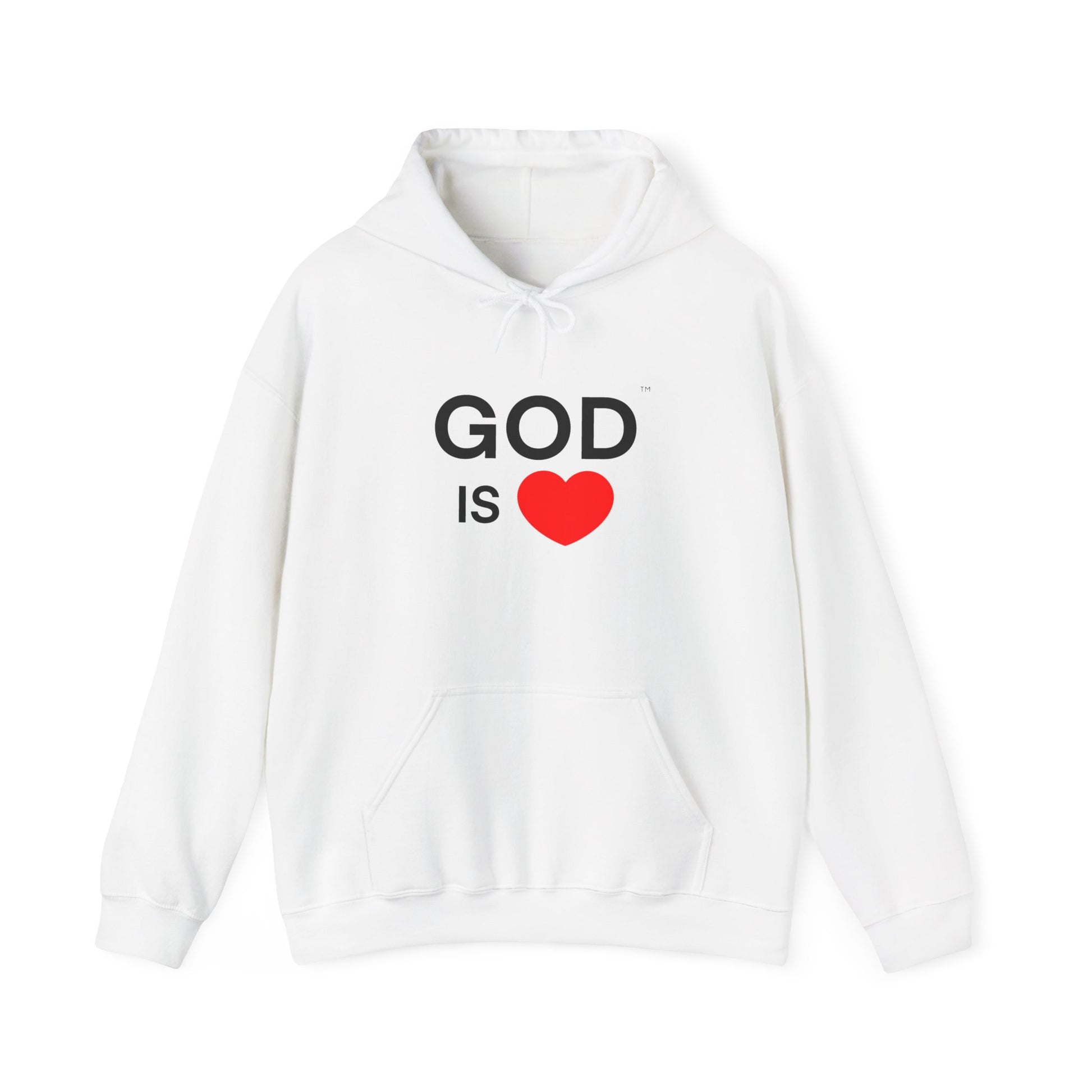 God Is Love Hoodie — Christian Faith Pullover with God Is Love Design