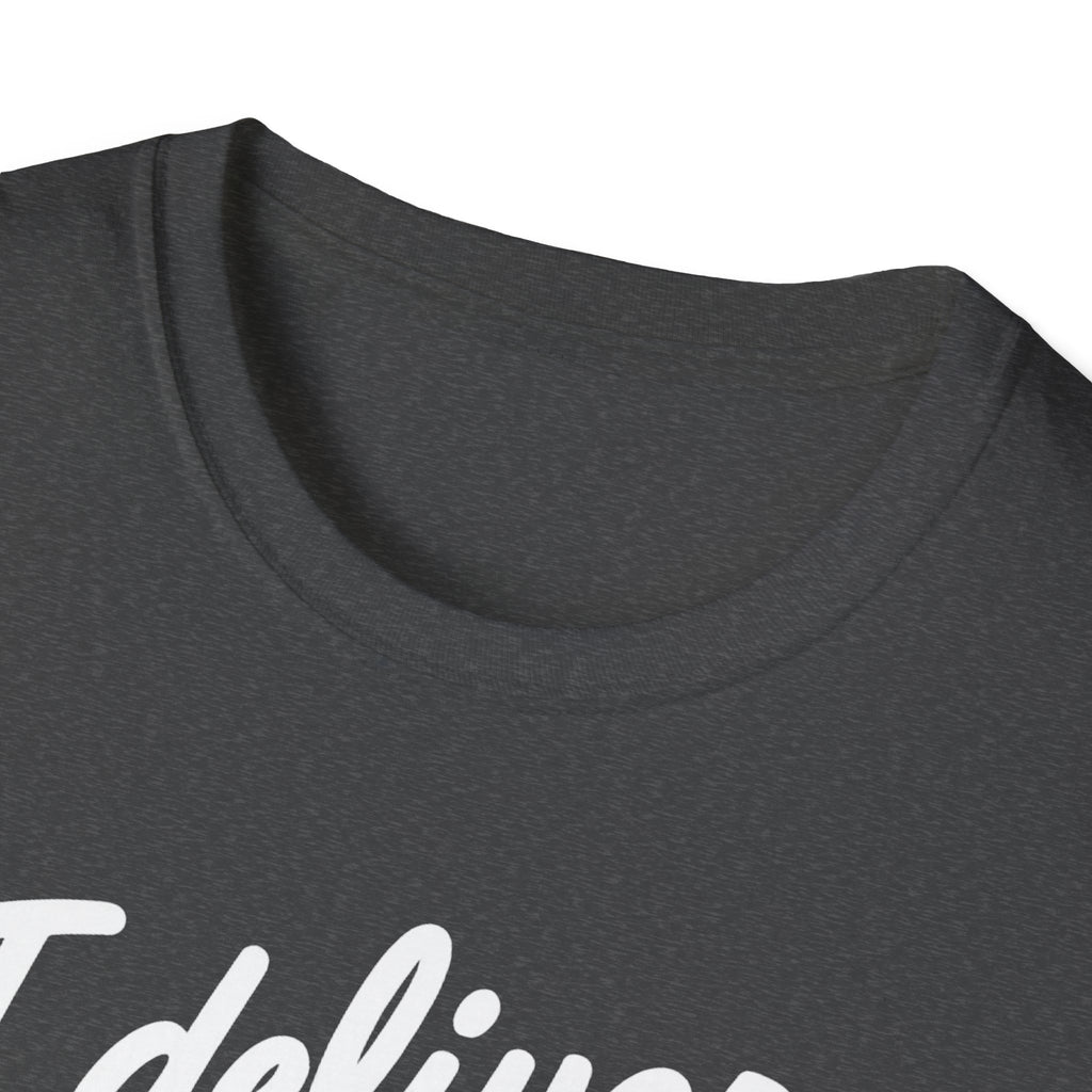 I Deliver Smiles, Unisex Softstyle T-Shirt, Casual Graphic Tee, Everyday Wear, Gift for Her, Gift for Him, Comfortable Cotton Tee