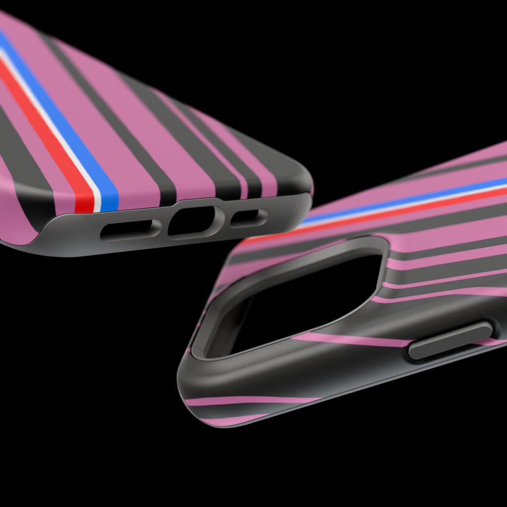 Vibrant Magnetic Phone Cases for Impact Resistance, Phone Protection, Gift for Tech Lovers, Postal Workers, Colorful Barcode Cases