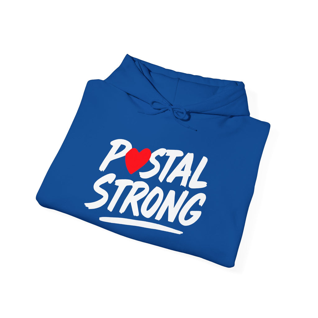 Postal Strong Hoodie for Supportive Souls, Perfect for Gifts, Cozy Wear, Fundraising Events, Inspirational Apparel