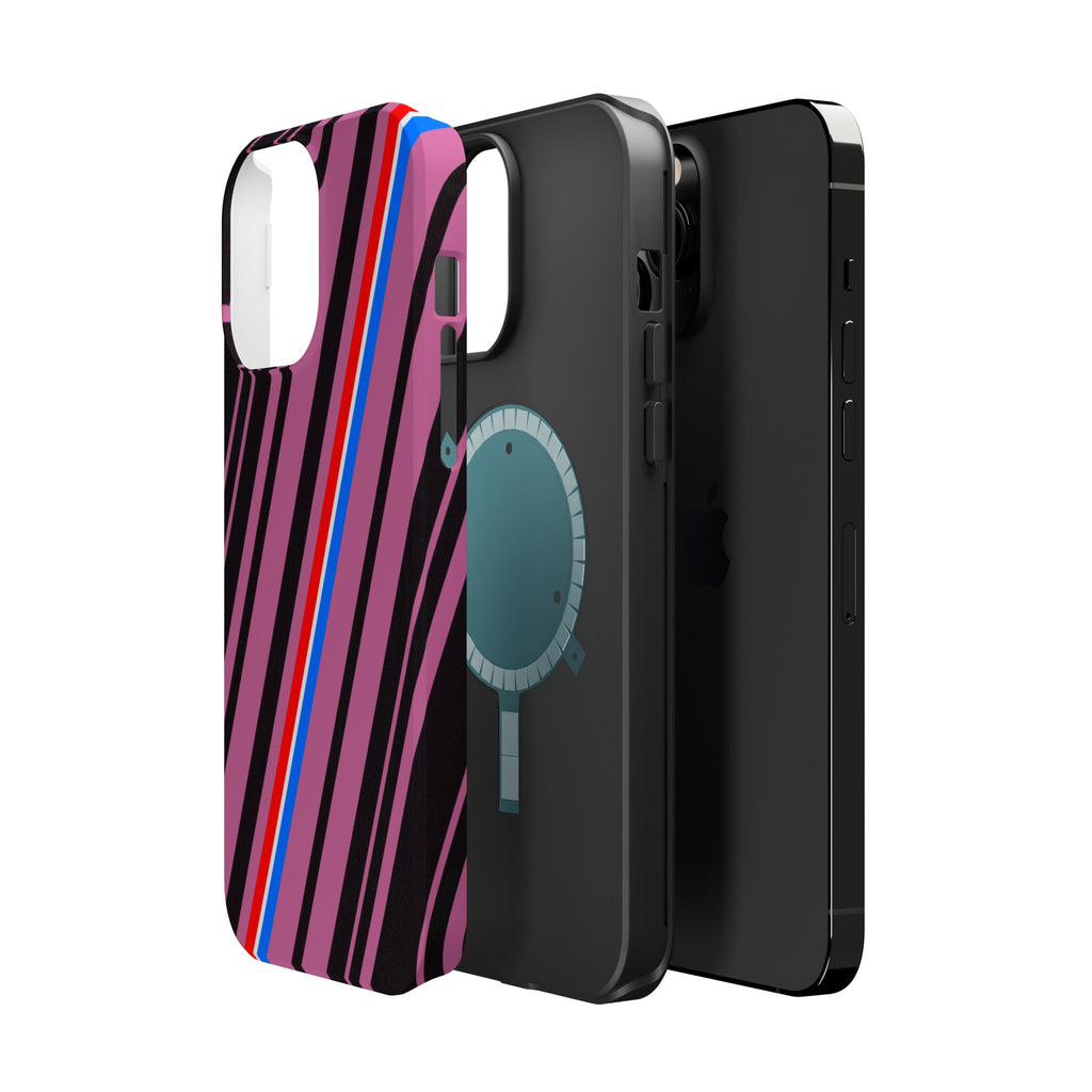 Vibrant Magnetic Phone Cases for Impact Resistance, Phone Protection, Gift for Tech Lovers, Postal Workers, Colorful Barcode Cases