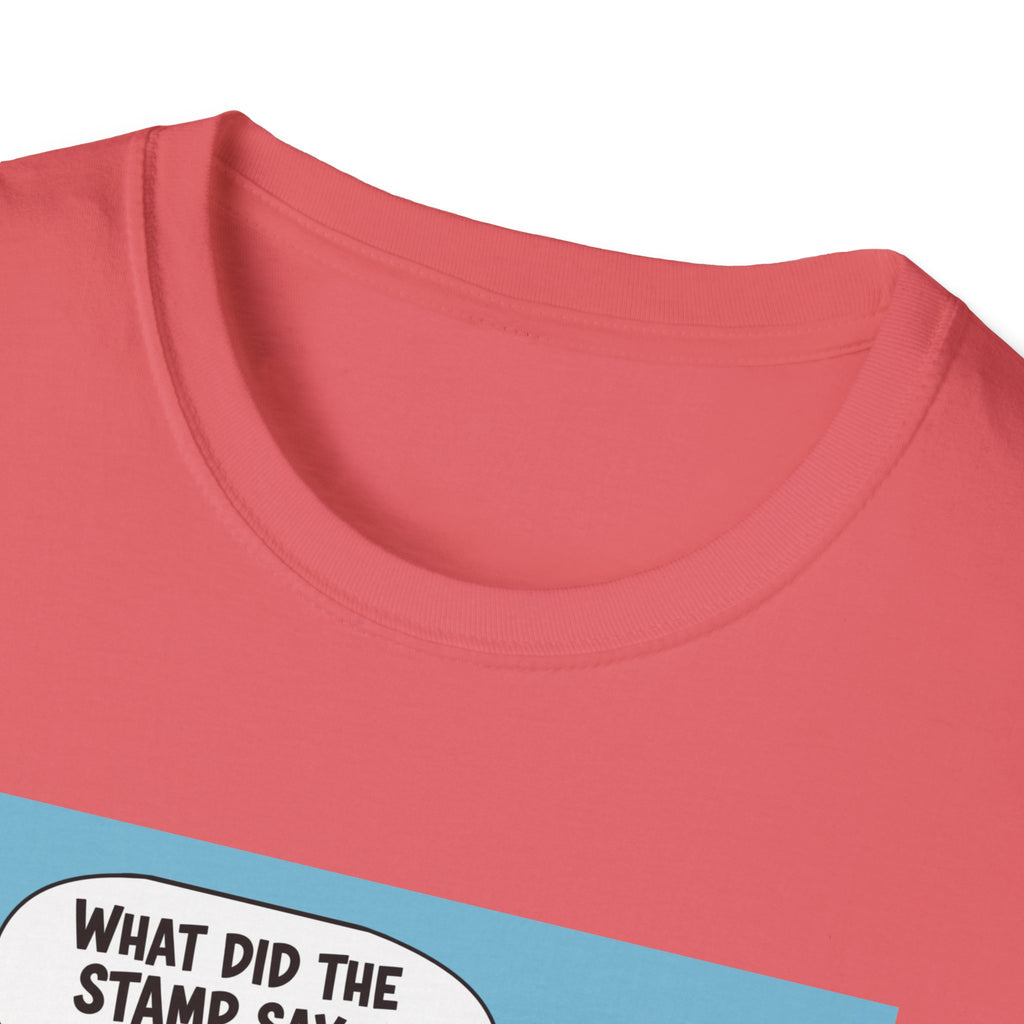 Funny Stamp Collector T-Shirt, Humorous Gift for Postal Workers, Quirky Tee for Collectors, Fun Conversation Starter