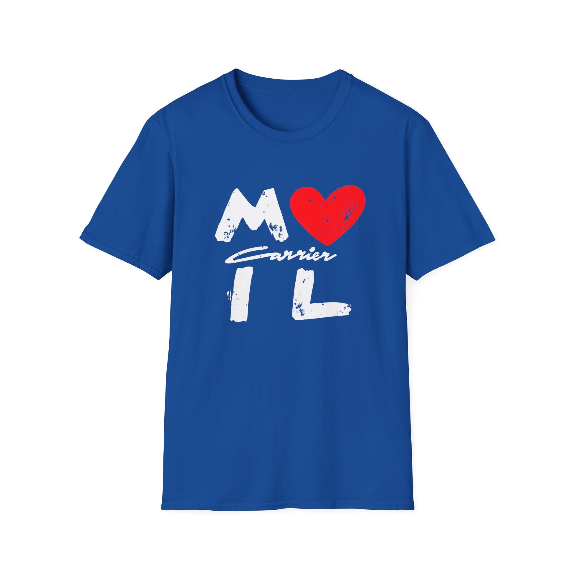 Mail Carrier Love T-Shirt, Unisex Softstyle Tee,  Postal Worker, Casual Gift for Him or Her, Perfect for Birthdays, Celebrations, Everyday Wear