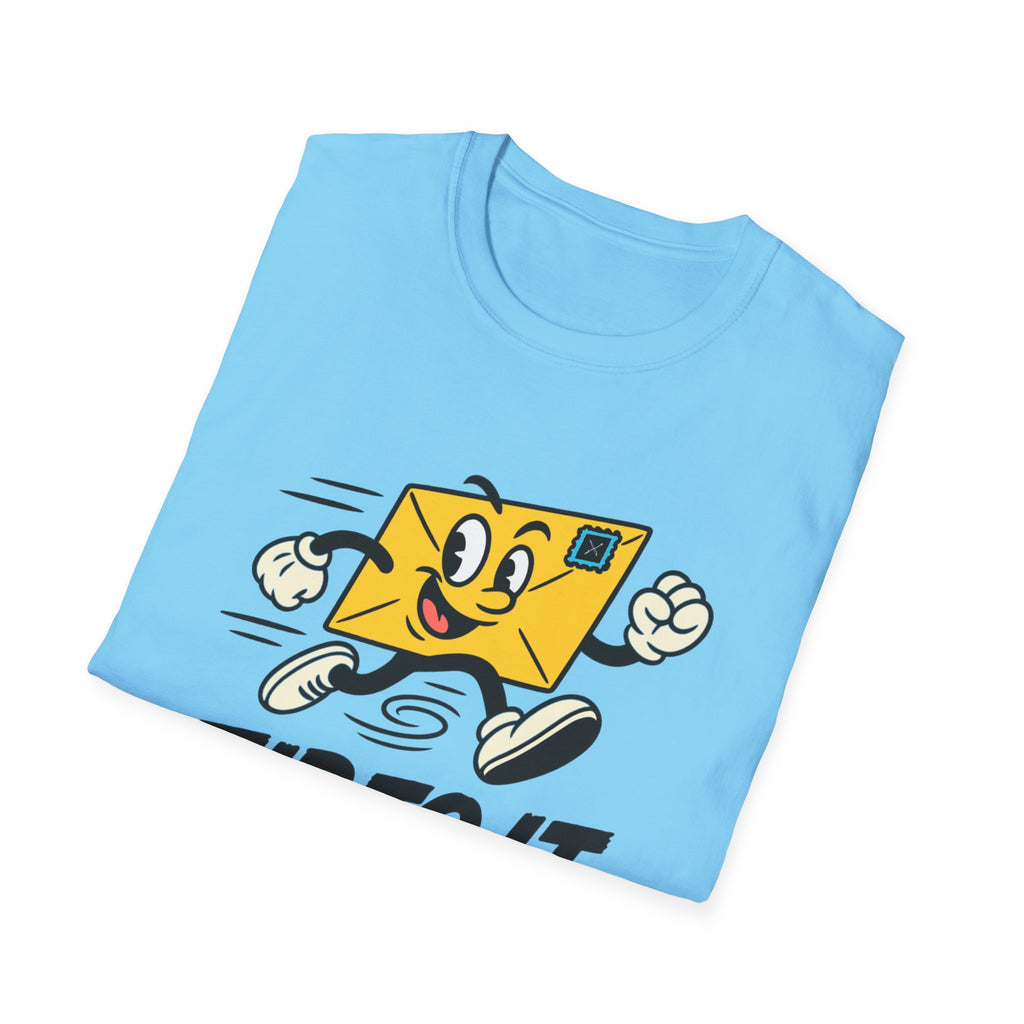 Playful Zip to It Unisex T-Shirt, Fun Graphic Tee, Casual Wear, Gift for Mail Lovers, Summer Fashion, Birthday Present