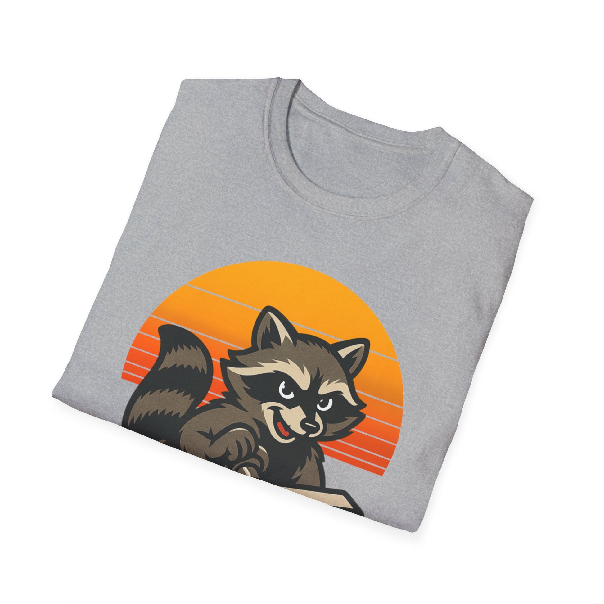 Retro Raccoon Returned T-Shirt, Unisex Graphic Postal Tee, Funny Animal Shirt, Gift for Animal Lovers, Postal Workers and Mail Carriers, Vintage Style Tee