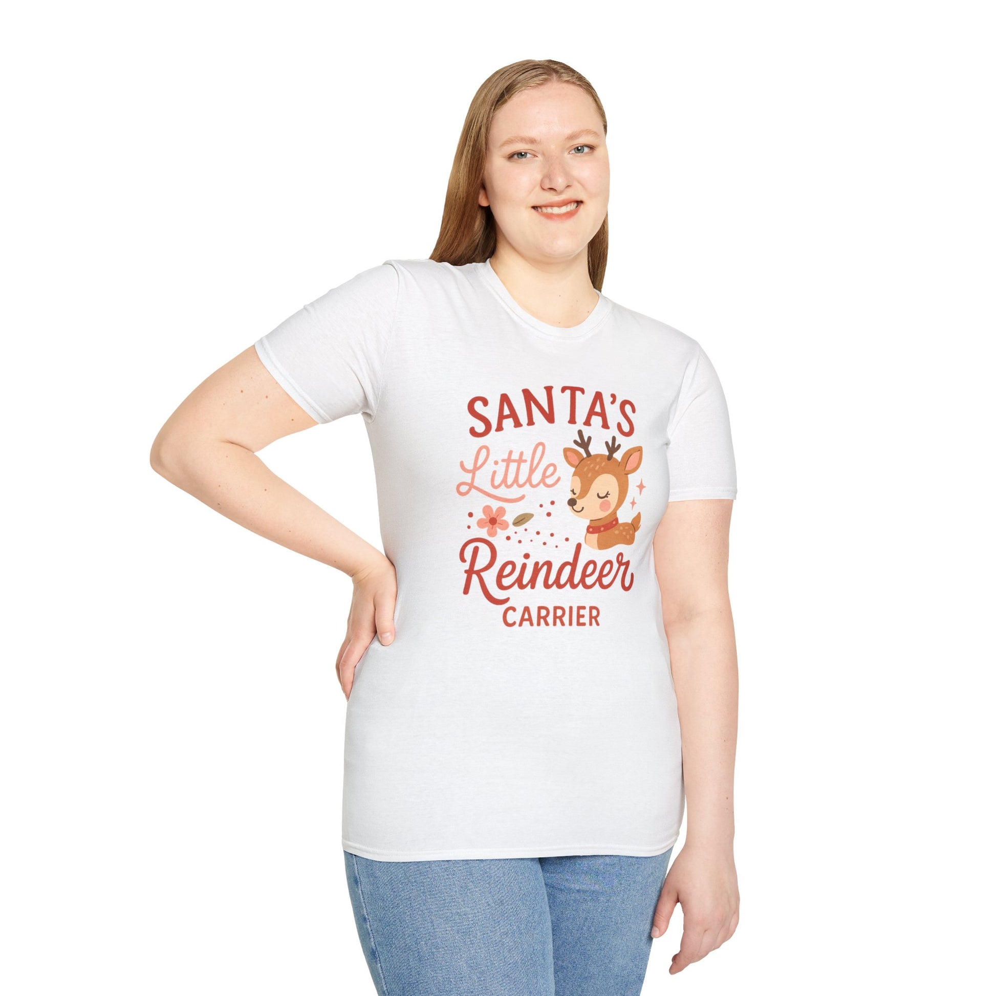 Santa's Little Reindeer Carrier T-Shirt