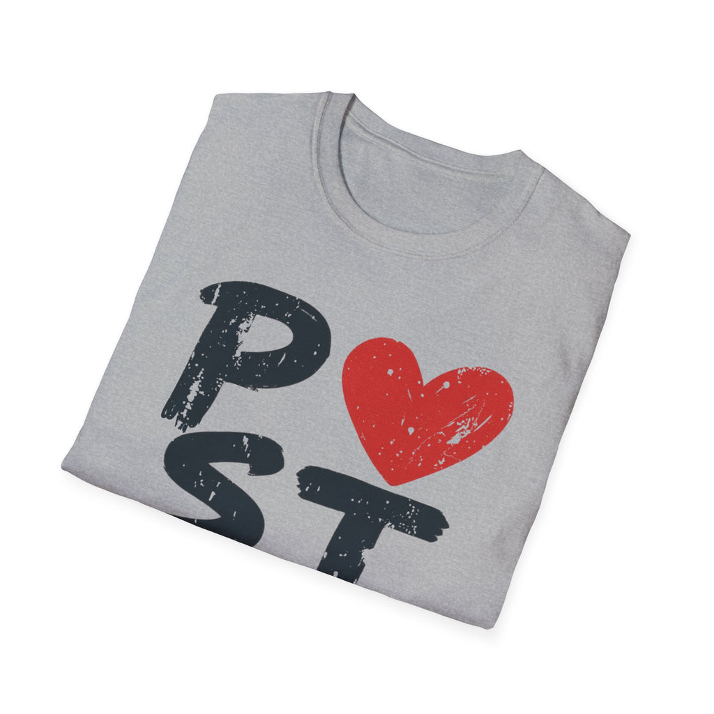 Postal Love T-Shirt - Unisex Softstyle Tee for Postal Workers, Letter Lovers, Proud Mail Carriers, Postal Workers, Gift for Holidays, Casual Wear