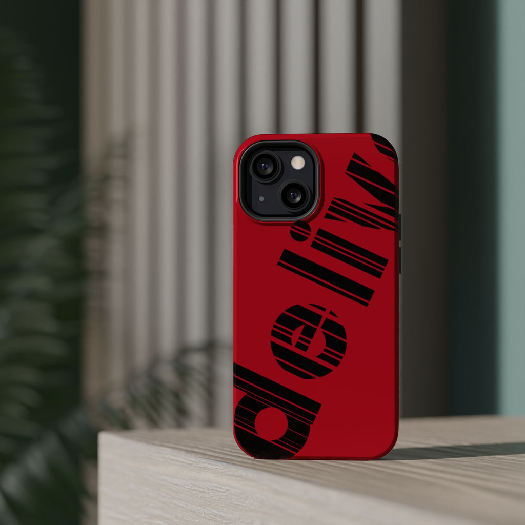 “Delivered” Magnetic Phone Cases, Impact-Resistant Phone Covers for Teens, Gift for Friends, Unique Cell Phone Accessories, Red Design, Custom [...]
