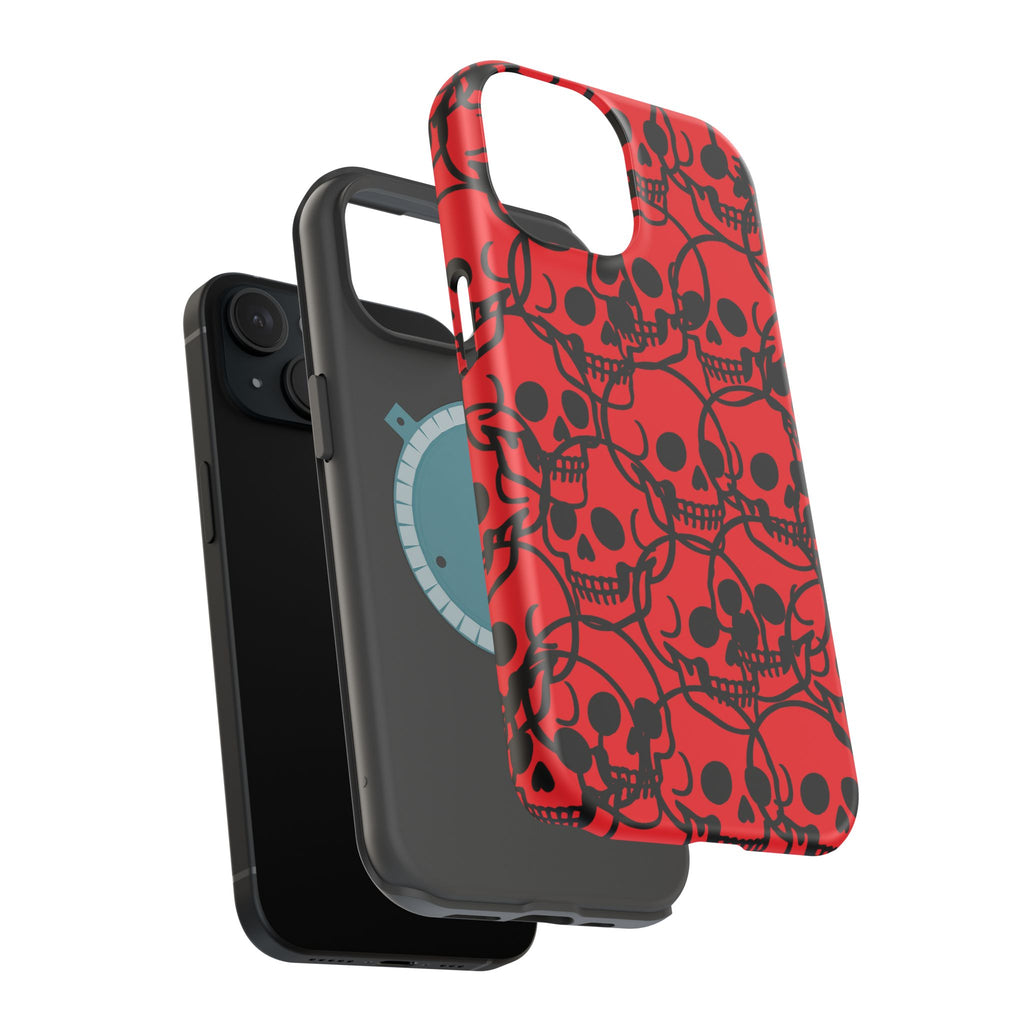 Magnetic Impact-Resistant Skull Cases