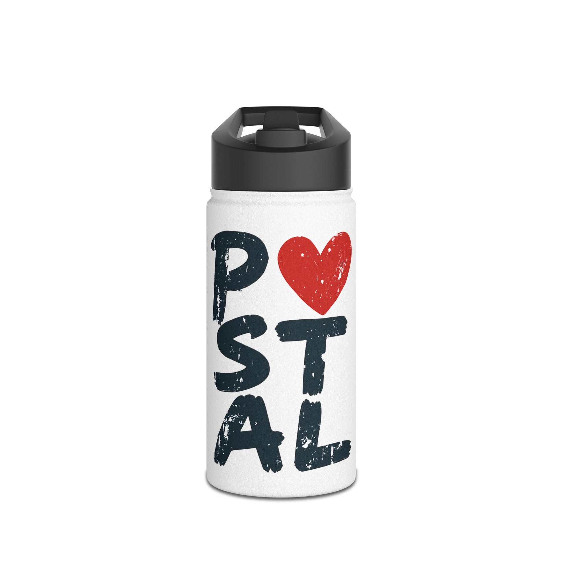 Stainless Steel Water Bottle with Love for Postal Workers, Customizable Insulated Flask, Perfect for Gifts and Travel
