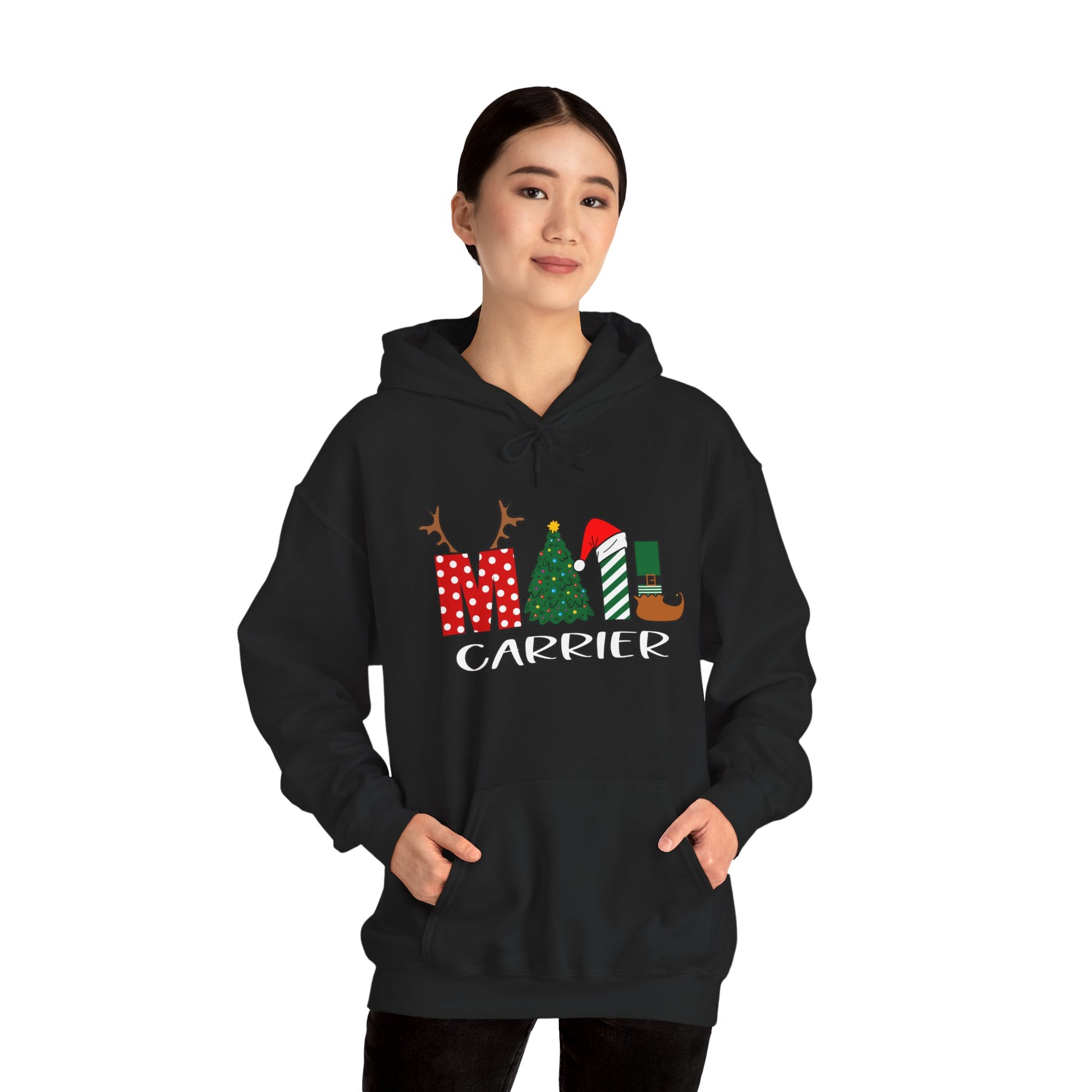 Festive Mail Carrier Holiday Sweatshirt – Mail Carrier Christmas Hoody.