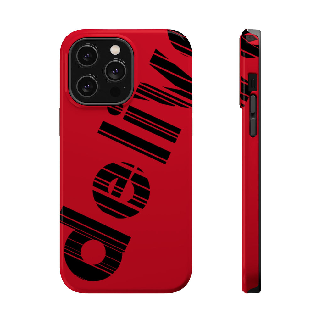 “Delivered” Magnetic Phone Cases, Impact-Resistant Phone Covers for Teens, Gift for Friends, Unique Cell Phone Accessories, Red Design, Custom [...]