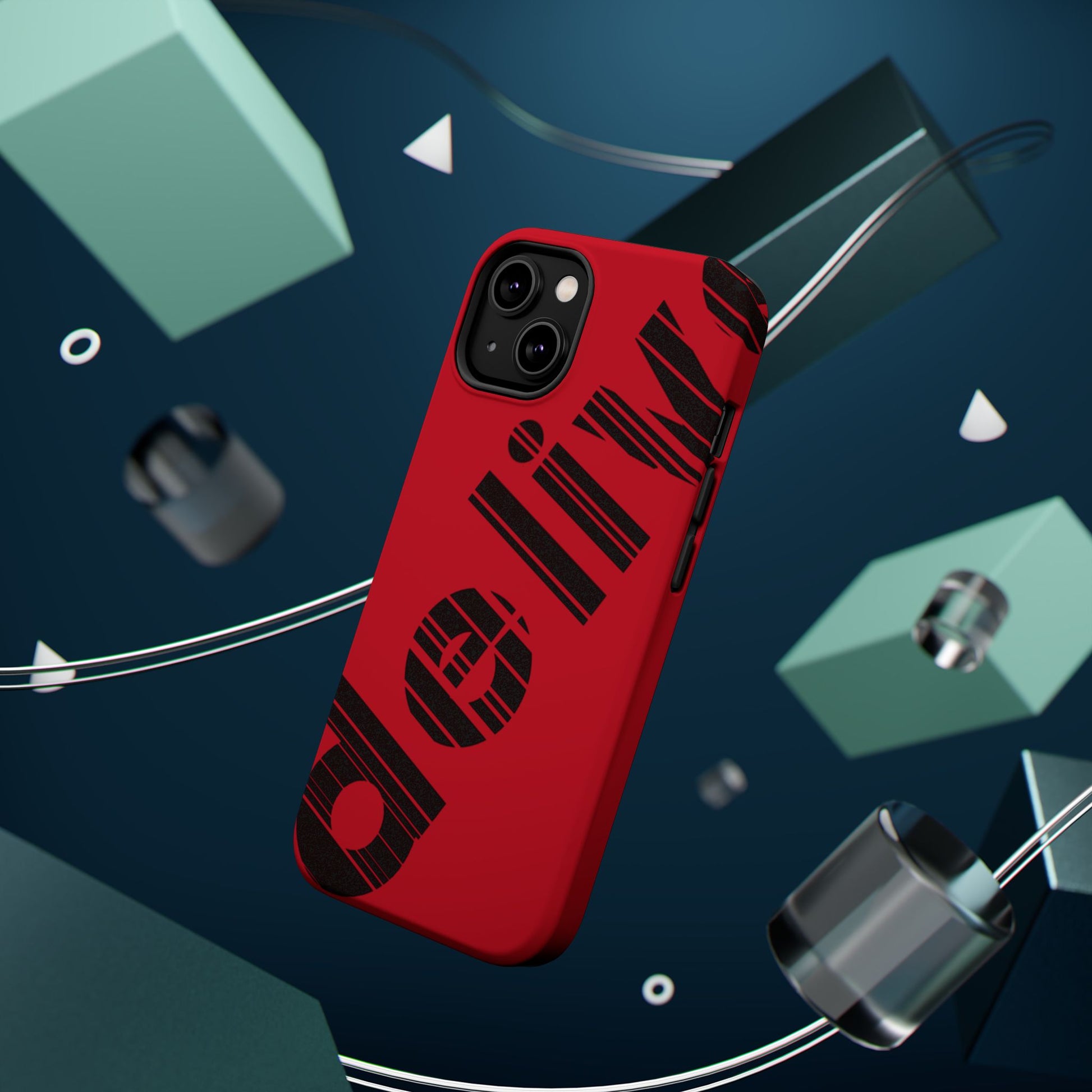 “Delivered” Magnetic Phone Cases, Impact-Resistant Phone Covers for Teens, Gift for Friends, Unique Cell Phone Accessories, Red Design, Custom [...]