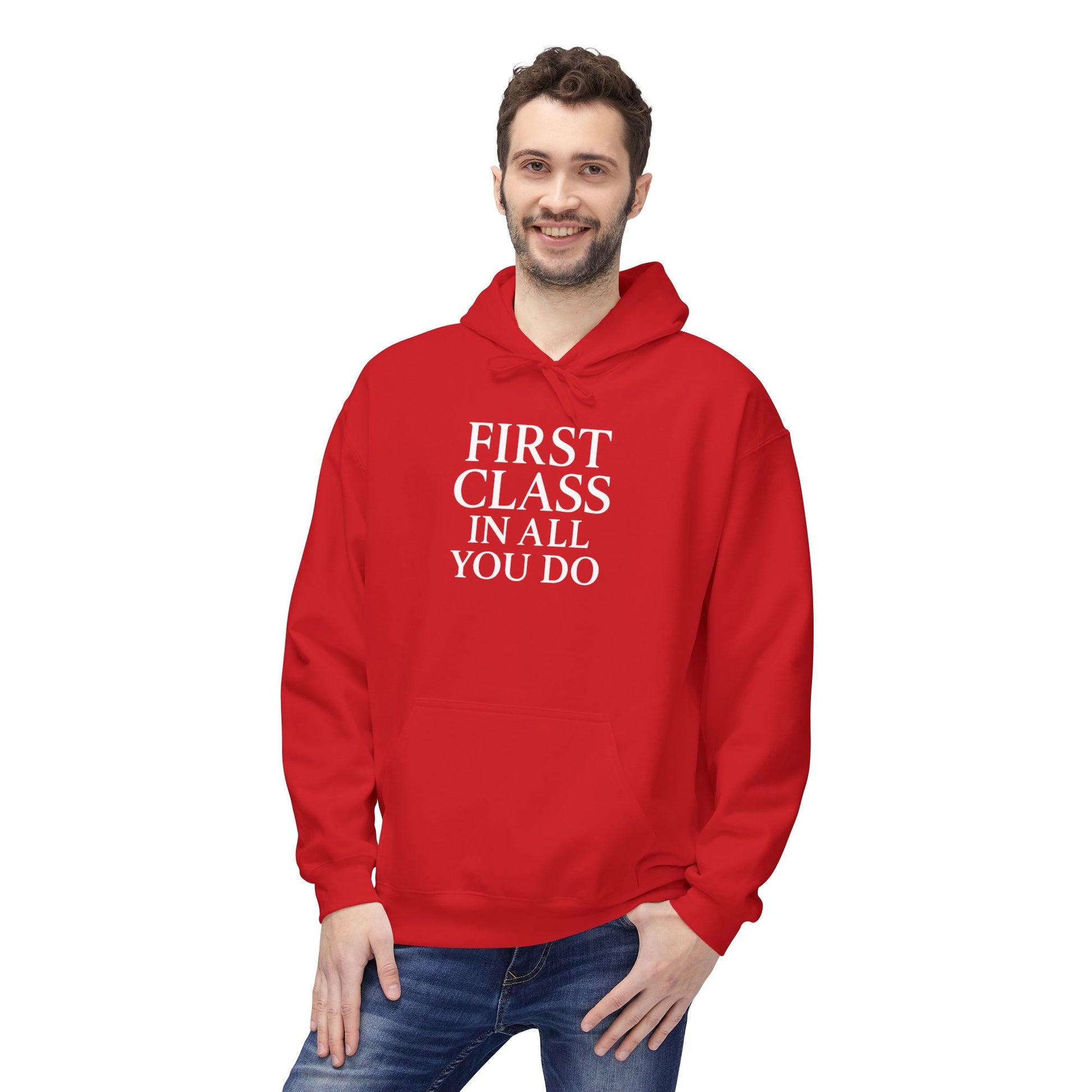 First Class In All Comfort Hoodie, Inspirational Gifts, Gifts For Postal Workers, Inspirational Gift Ideas