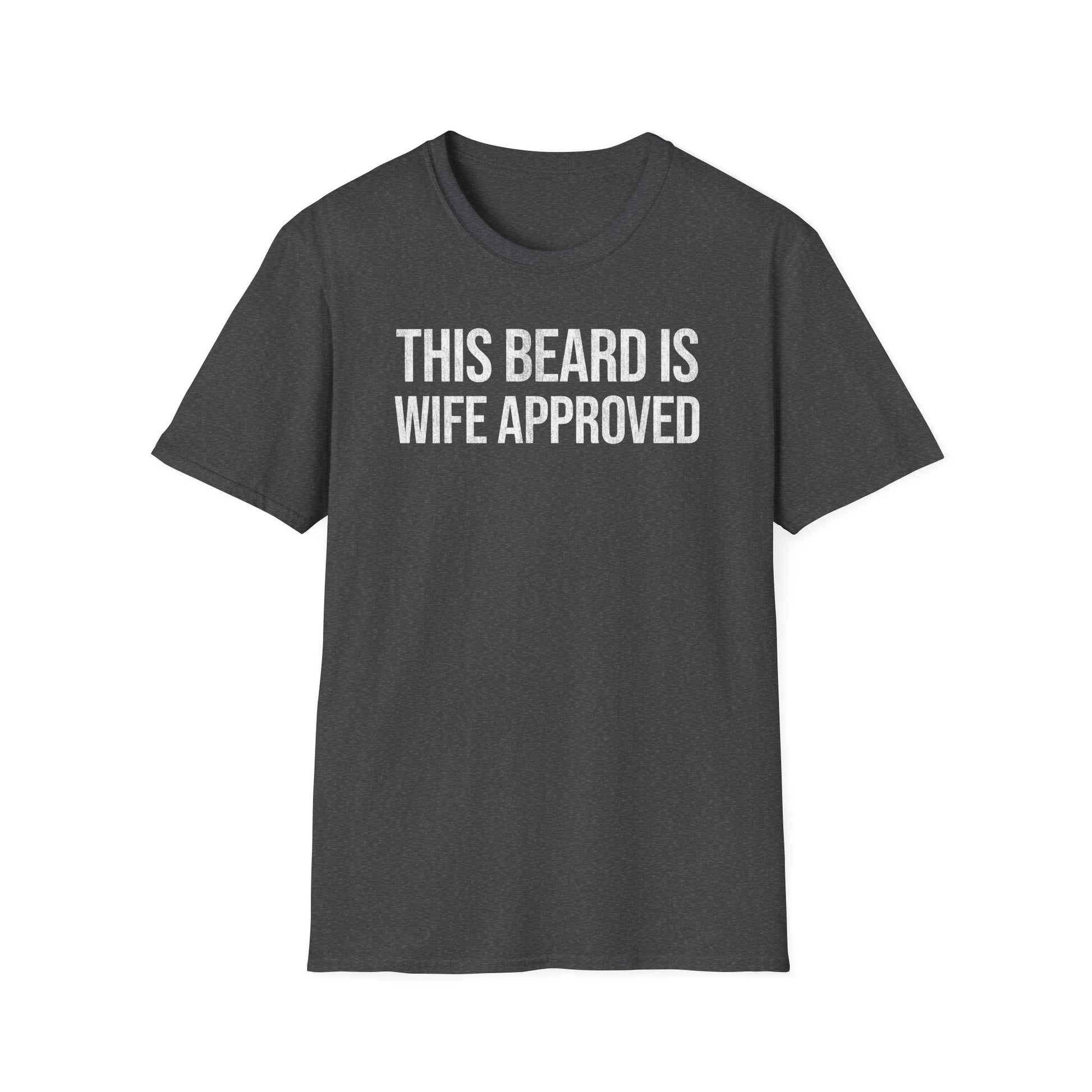This Beard Is Wife Approved" Funny Beard Shirt for Husbands & Dads