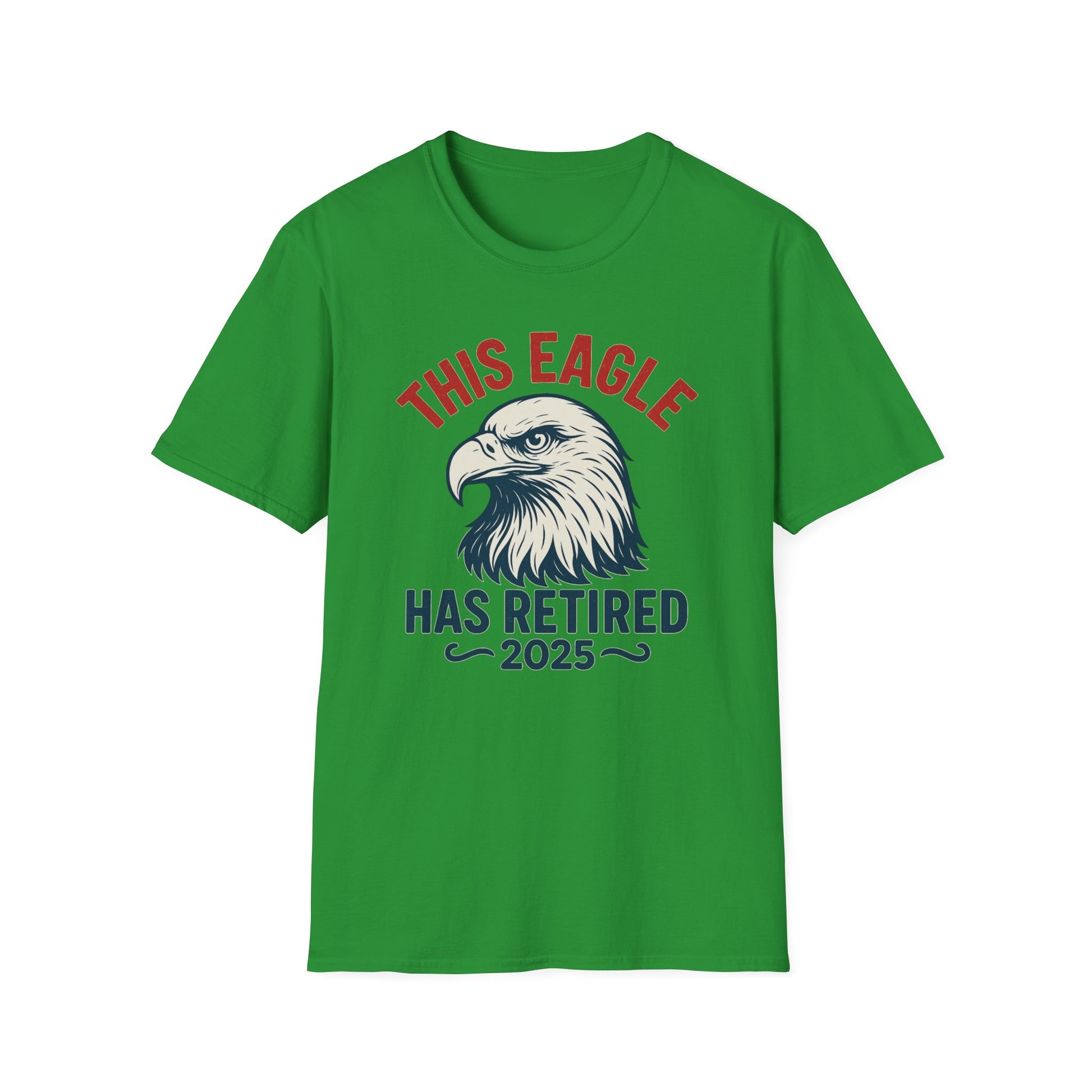 This Eagle Has Retired 2025 - Funny Eagle Retirement T-Shirt, Postal Retirement Gifts, Gifts For Postal Workers