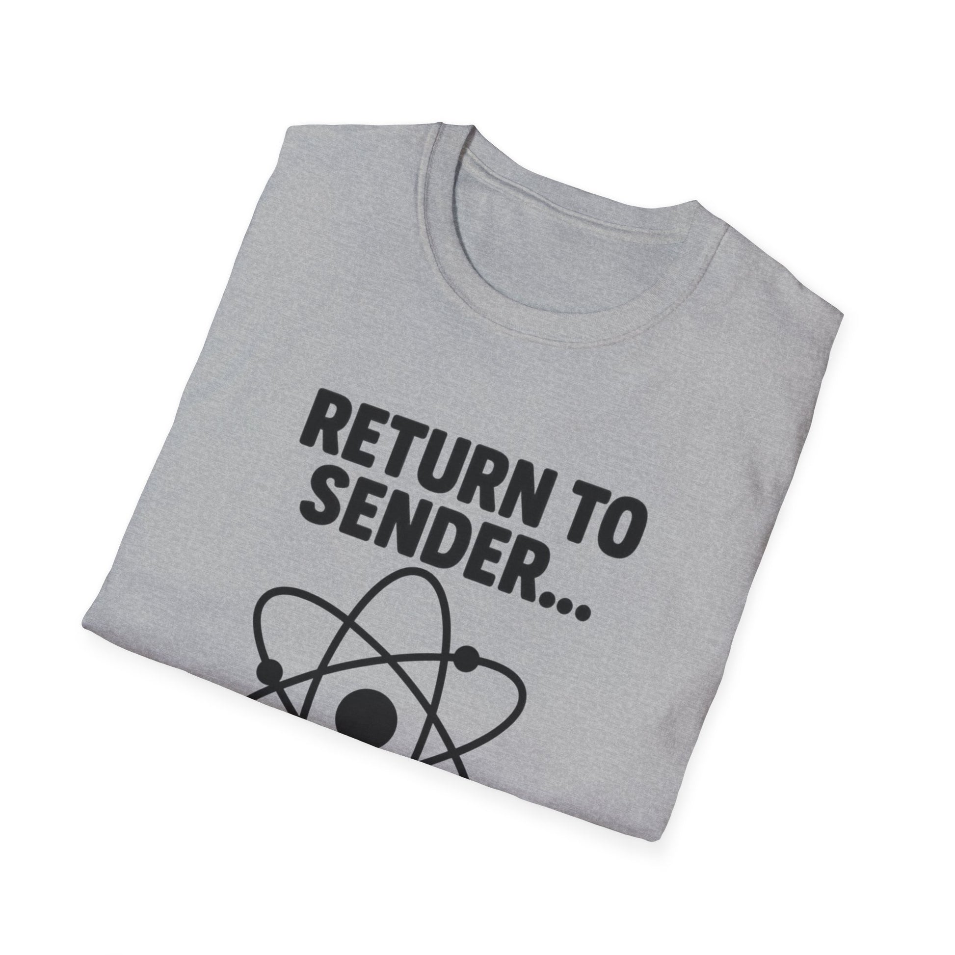 Return to Sender... Unisex Softstyle T-Shirt, Funny Science Tee, Gift for Nerds, Science Humor Apparel, Geeky Graphic Tee, Boomerang [...]