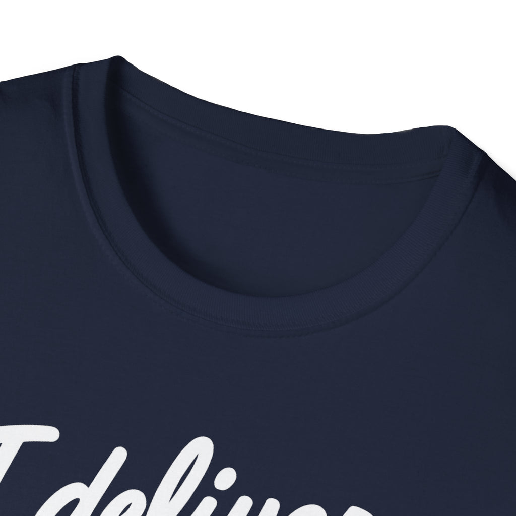 I Deliver Smiles, Unisex Softstyle T-Shirt, Casual Graphic Tee, Everyday Wear, Gift for Her, Gift for Him, Comfortable Cotton Tee