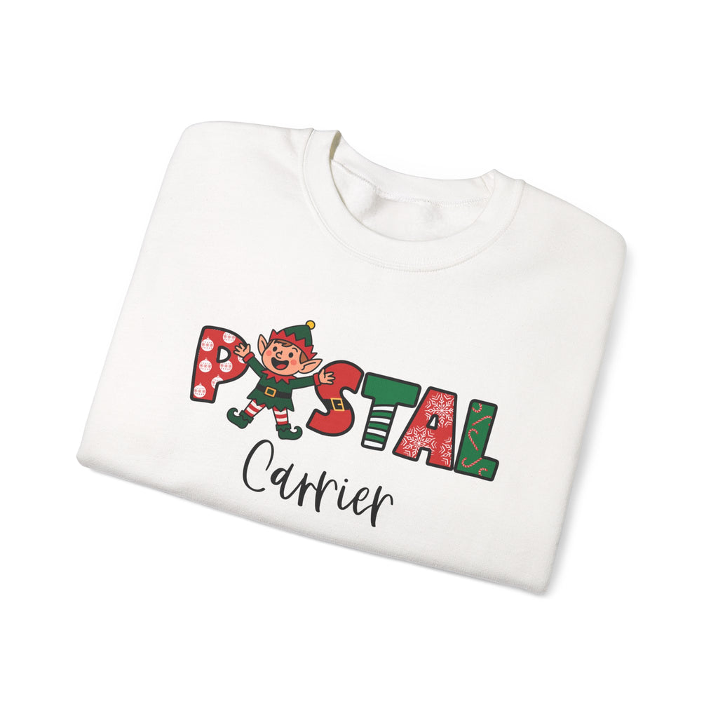 Postal Carrier Christmas Themed Unisex Sweatshirt - 'Postal Carrier' Design