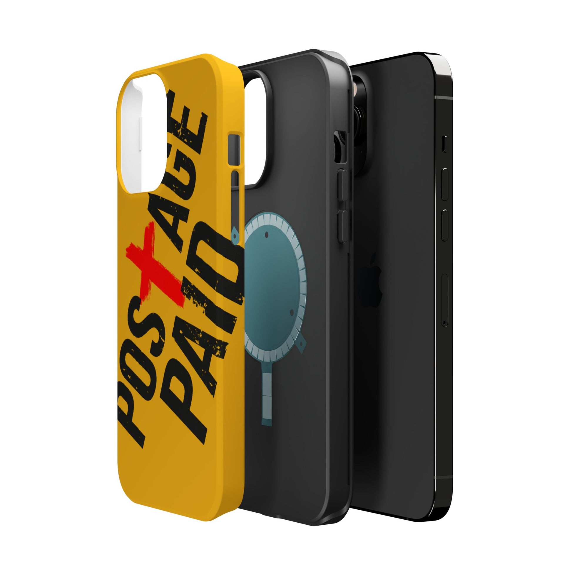 Impact-Resistant Phone Case - 'Postage Paid' Design, Inspiration Phone Case, Gifts For Faith Believers, Gifts For Postal Workers, Inspirational Gifts.