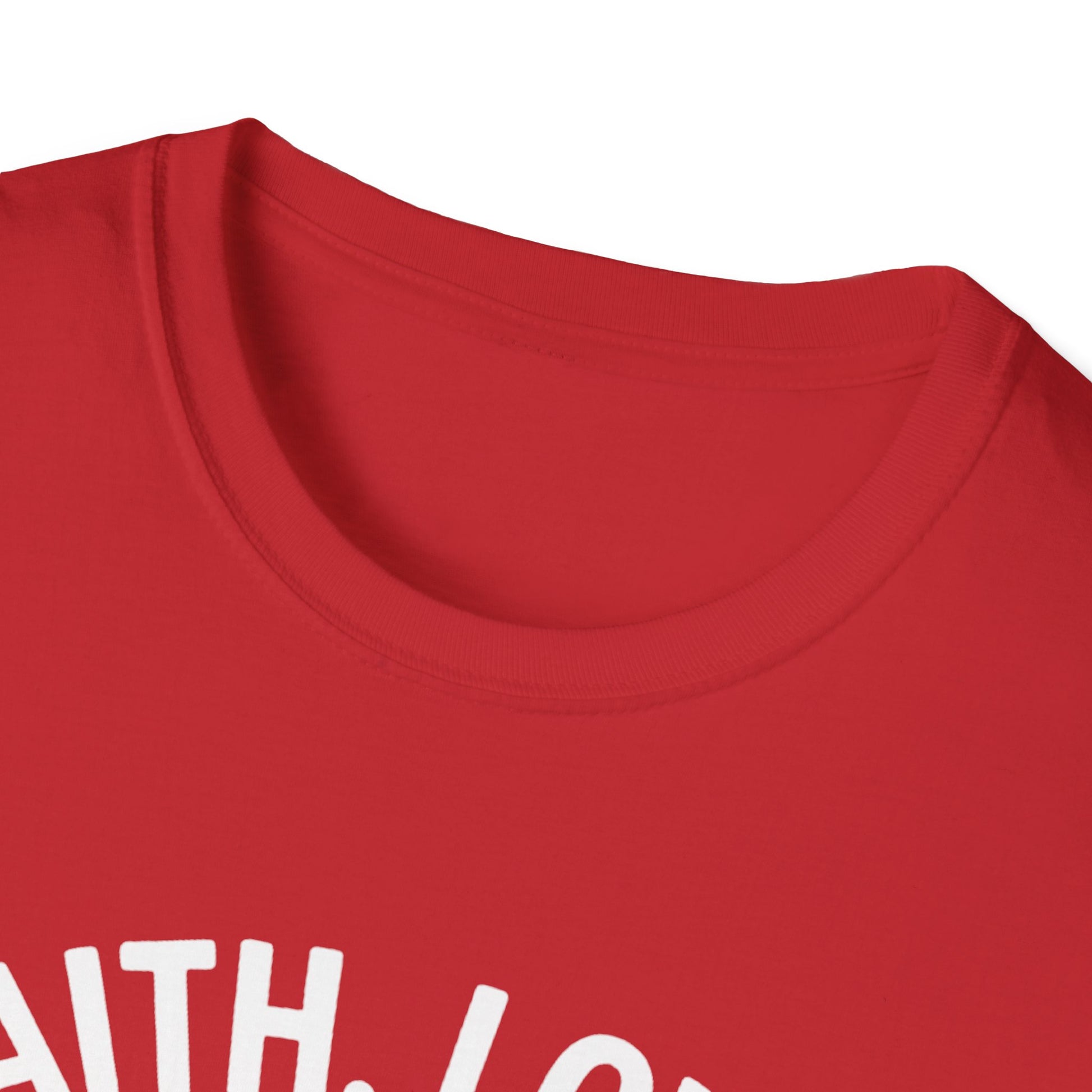 Faith, Love, and Mail Unisex T-Shirt | Inspirational Tee for Everyday Wear, Gifts, Holidays, Family Events, or Volunteer Work