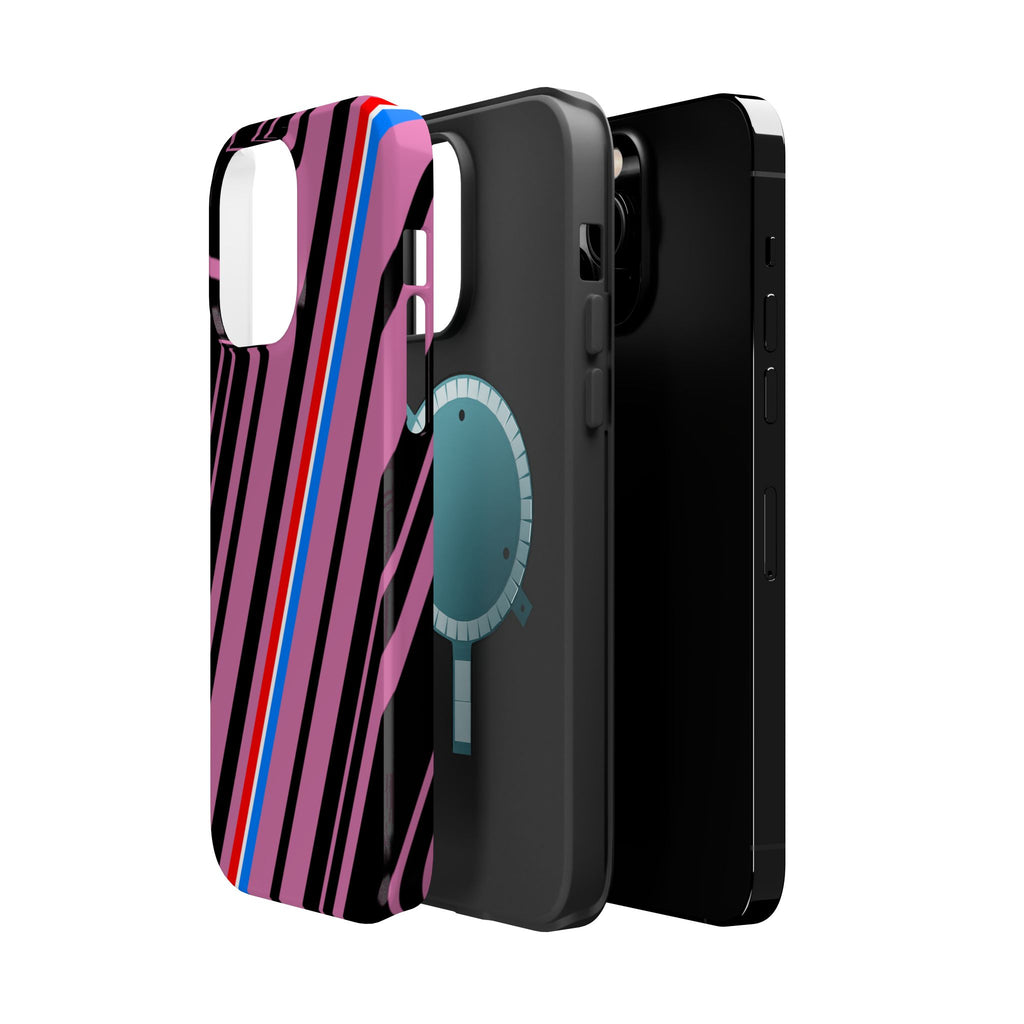 Vibrant Magnetic Phone Cases for Impact Resistance, Phone Protection, Gift for Tech Lovers, Postal Workers, Colorful Barcode Cases