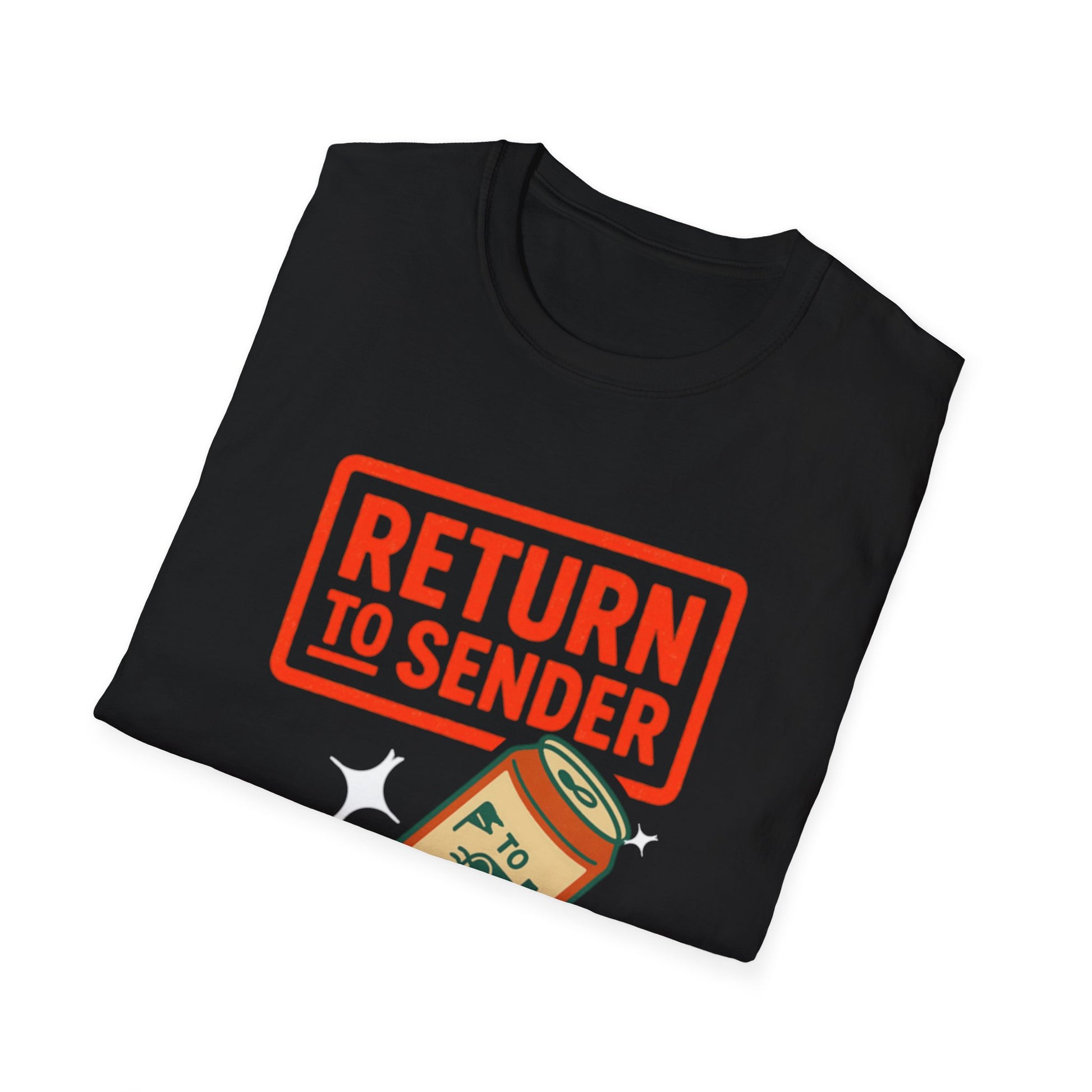 Return to Sender Graphic Tee, Quirky Gift for Beer Lovers, Fun Casual Wear, Unisex Humor T-Shirt, Everyday Comfort Shirt