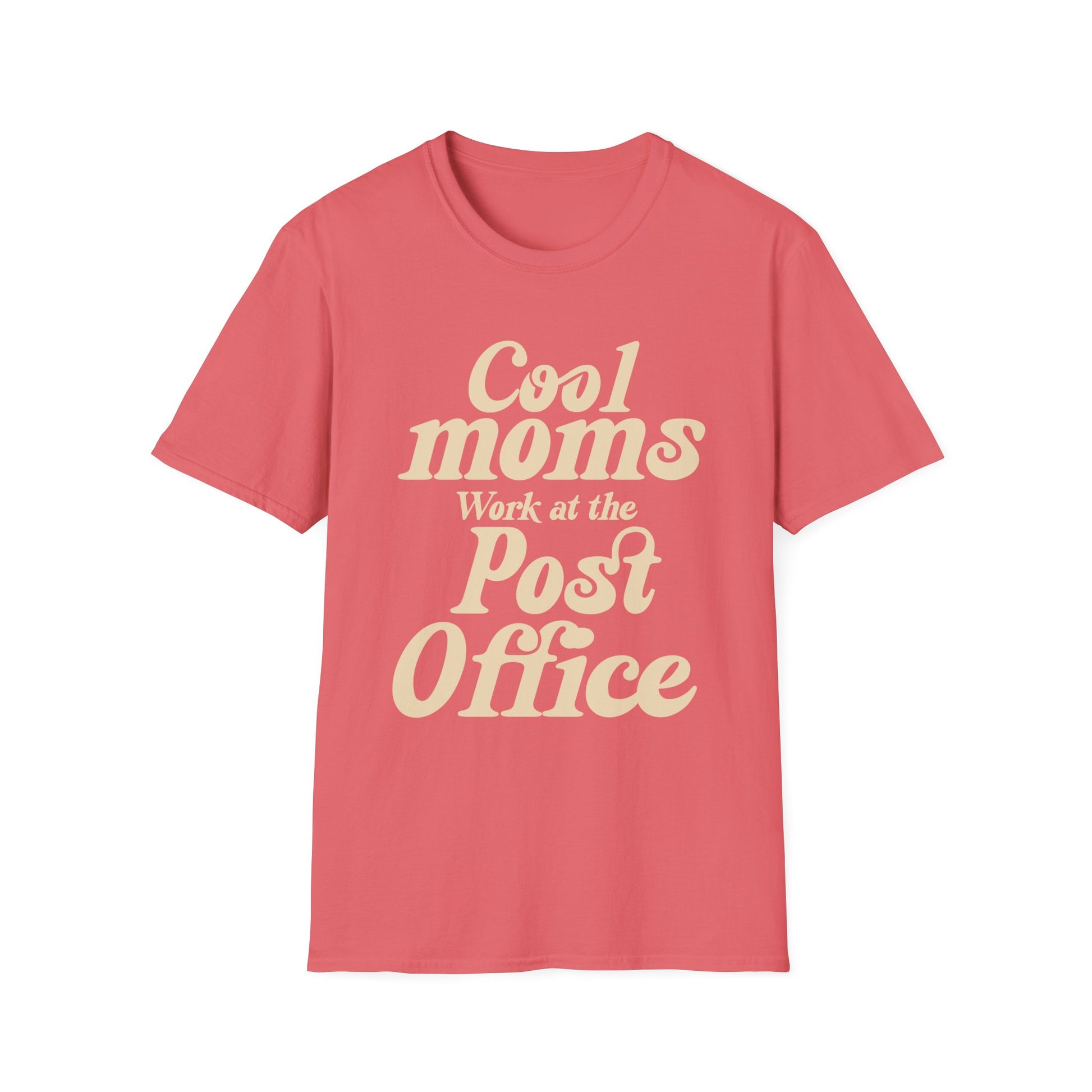 Cool Moms Work at the Post Office T-Shirt – Funny Mail Carrier Shirt, Postal Worker Gift, Delivery Driver Tee, Cute Mom Graphic Shirt