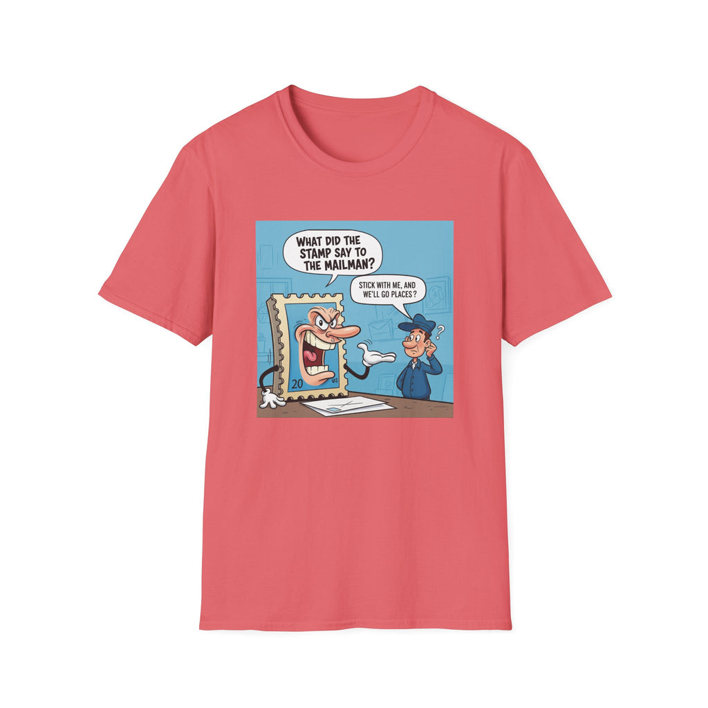 Funny Stamp Collector T-Shirt, Humorous Gift for Postal Workers, Quirky Tee for Collectors, Fun Conversation Starter