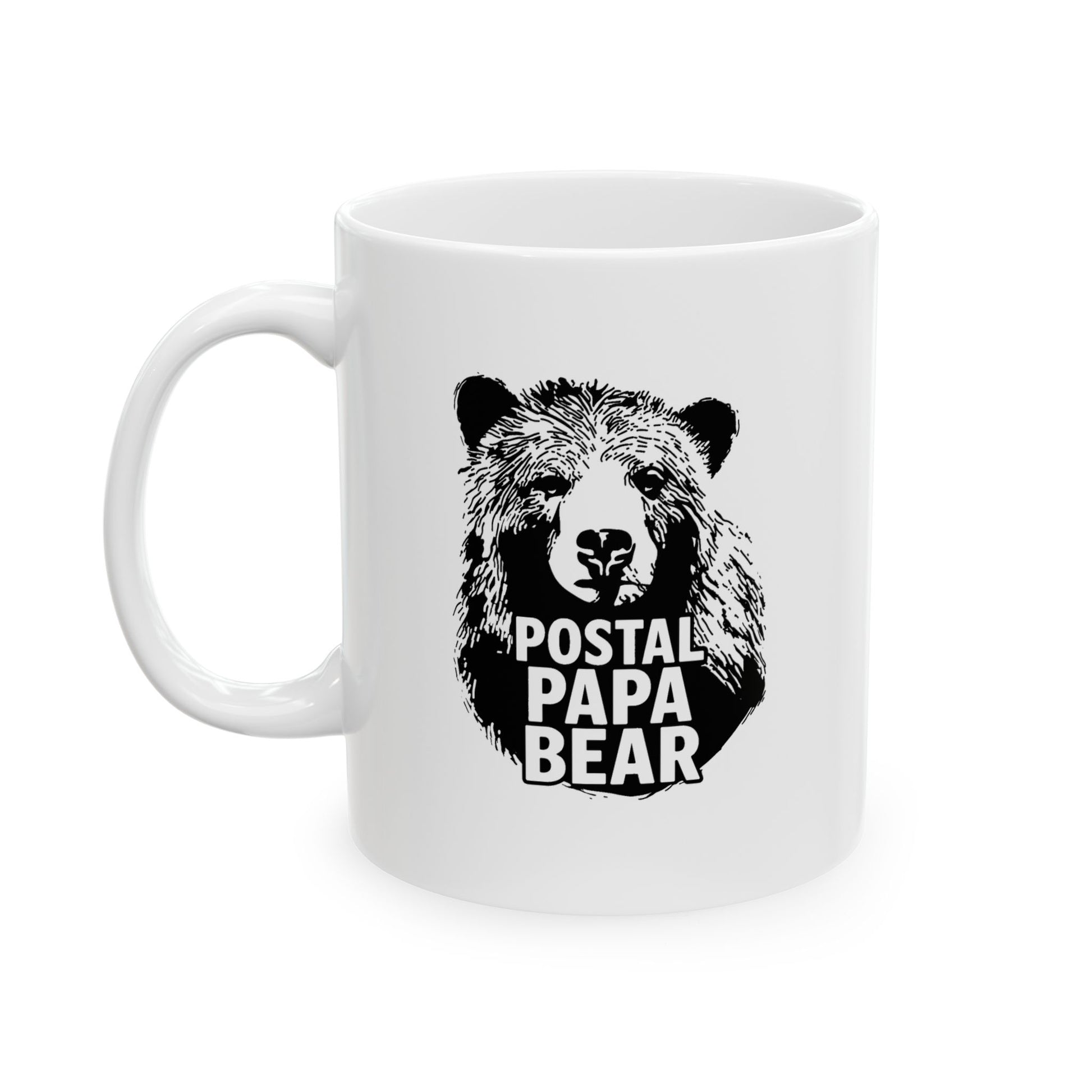 Bear-Inspired Ceramic Mug | Cozy Coffee Cup for Nature Lovers | Great Gift for Any Occasion, Home, Office Use, Wild Animal Decor