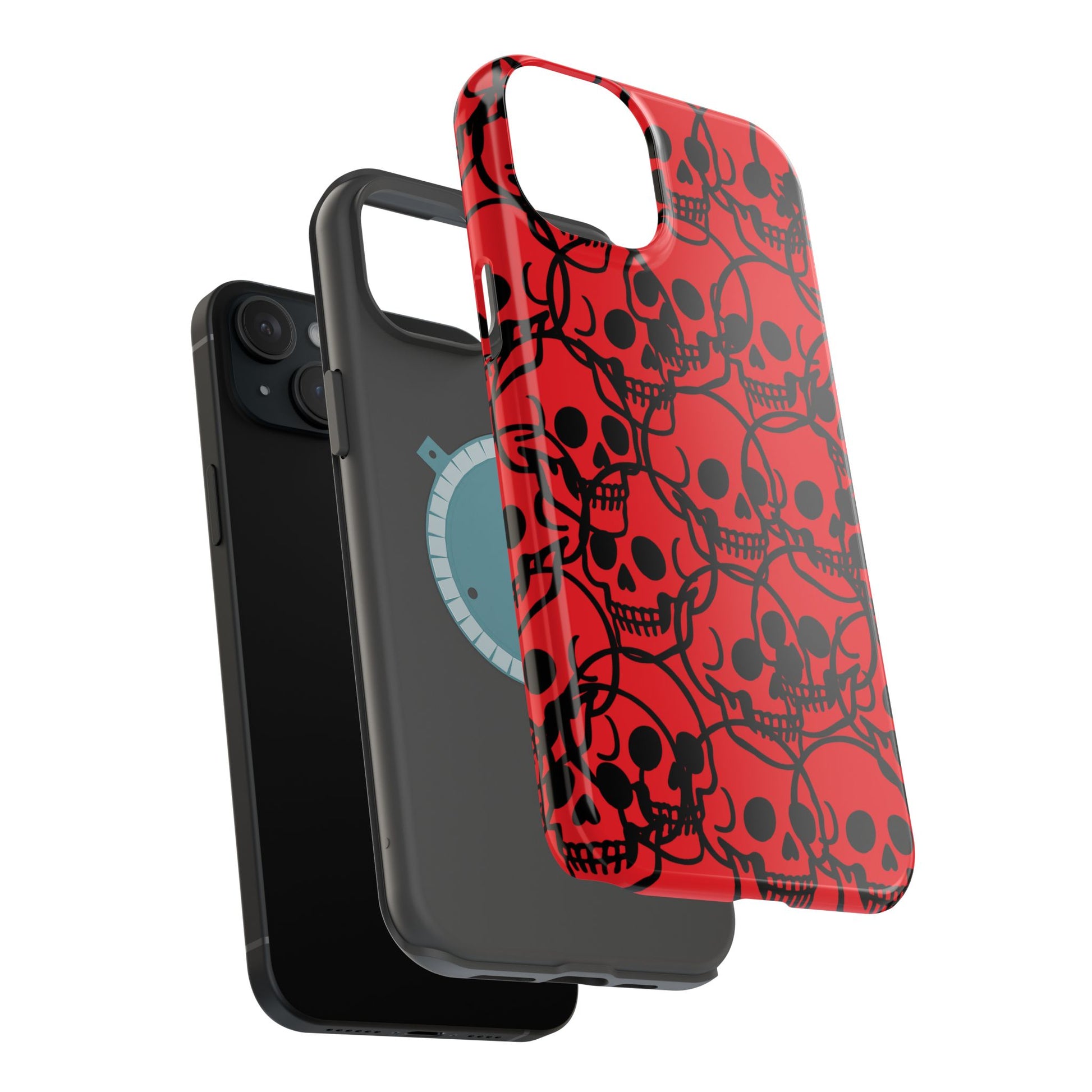 Magnetic Impact-Resistant Skull Cases