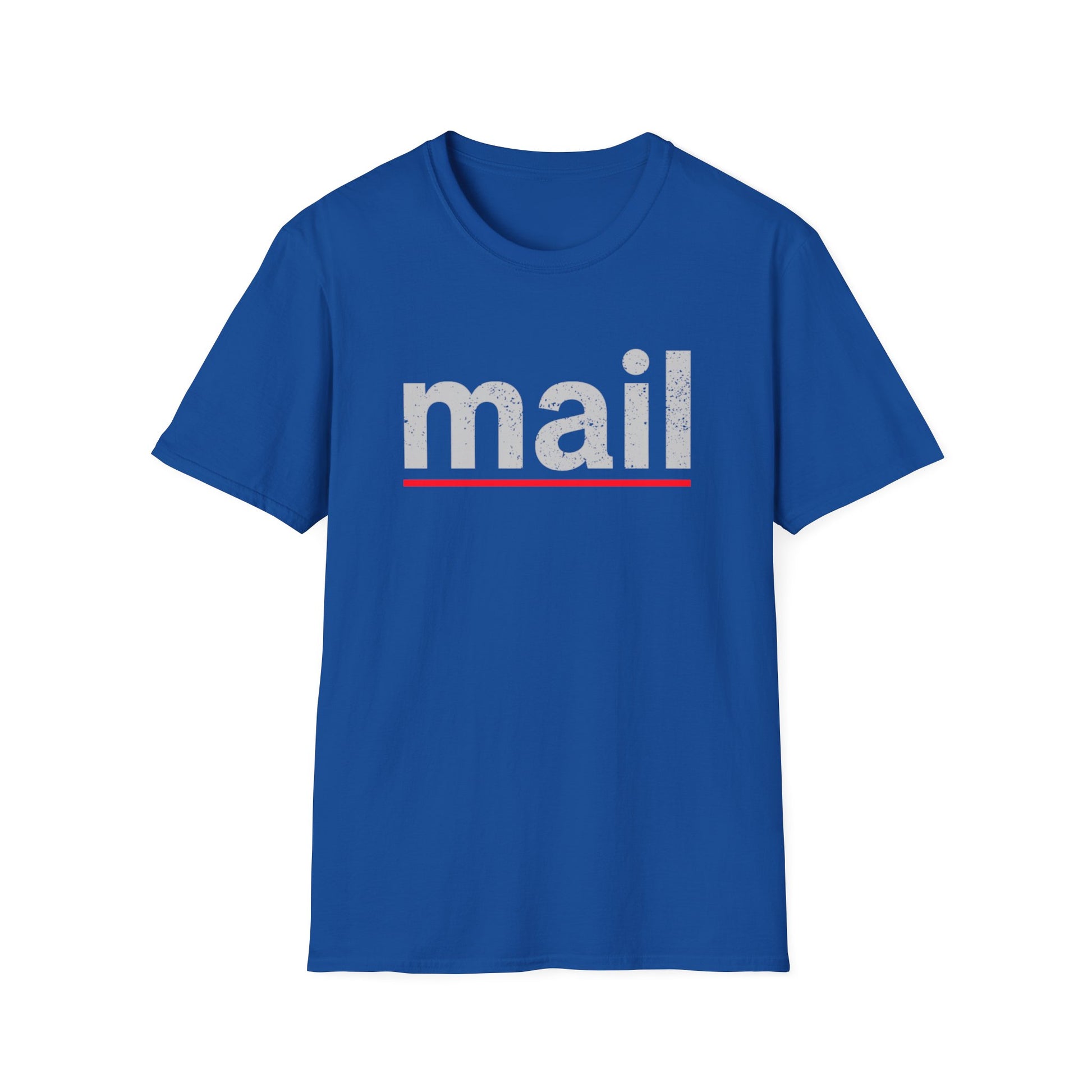 Mail-Themed Unisex T-Shirt, Casual Wear, Gift for Postal Workers, Unique Birthday Present, Fun Everyday Tee