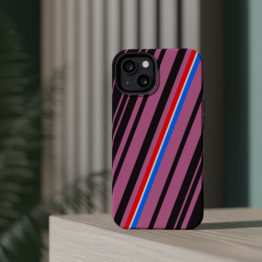 Vibrant Magnetic Phone Cases for Impact Resistance, Phone Protection, Gift for Tech Lovers, Postal Workers, Colorful Barcode Cases