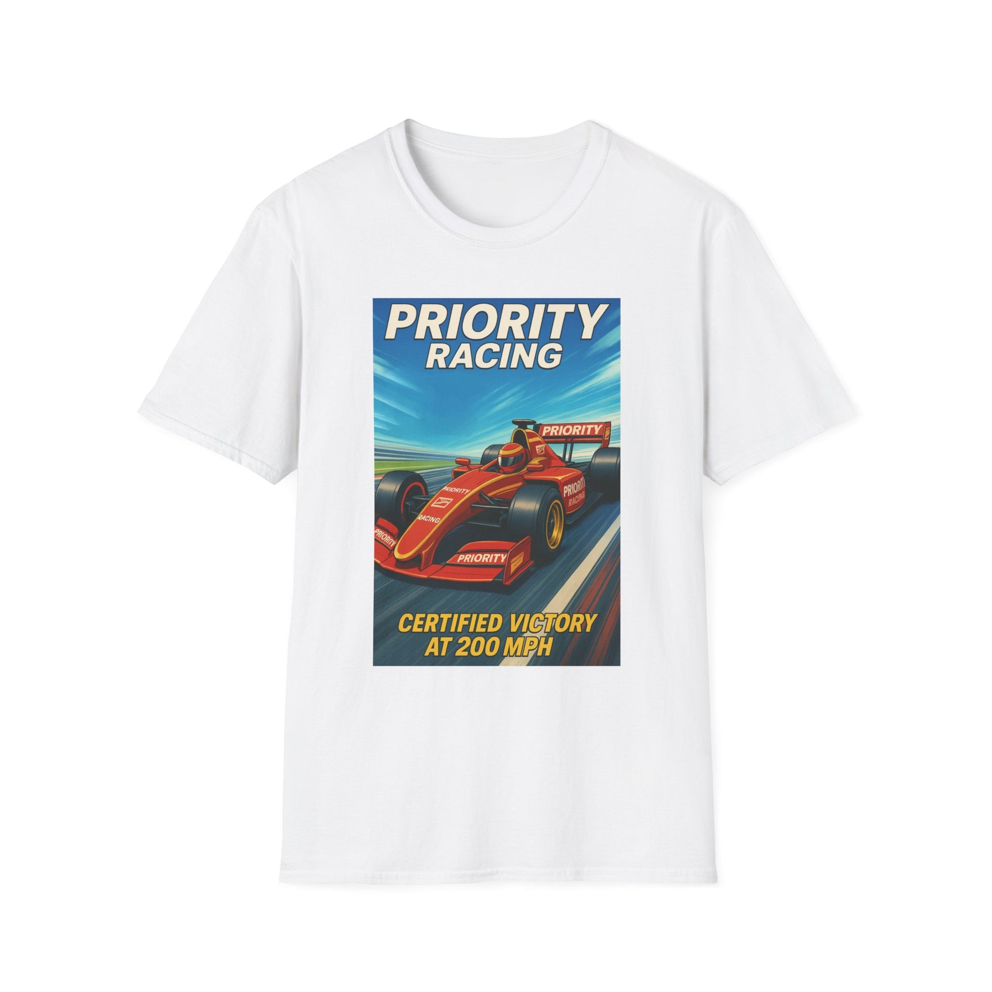 Vintage Racing T-Shirt, Retro Car Tee, Motor Sports Shirt, Gift for Car Lovers, Racing Enthusiast Apparel, Unisex Softstyle Top