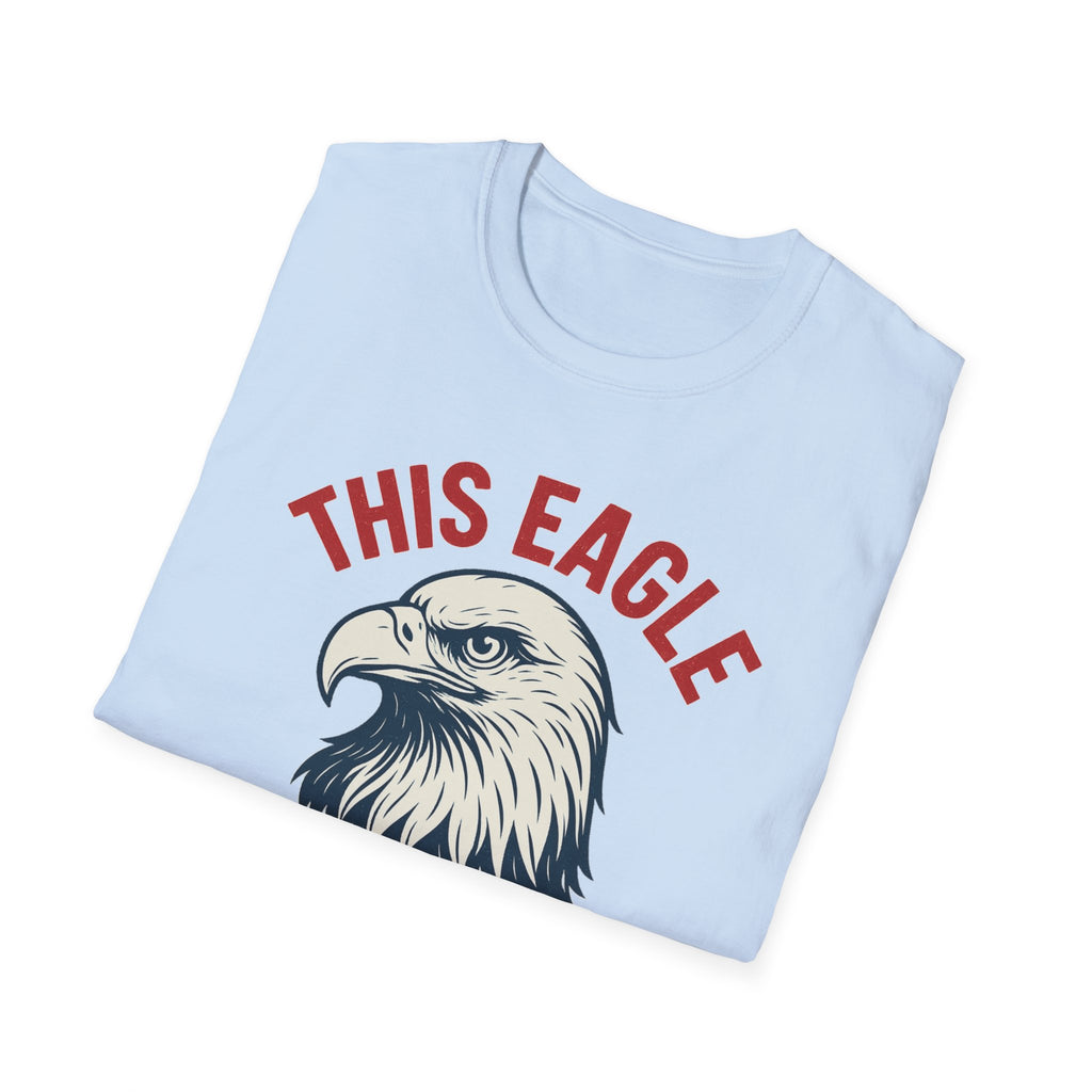 This Eagle Has Retired 2025 - Funny Eagle Retirement T-Shirt, Postal Retirement Gifts, Gifts For Postal Workers