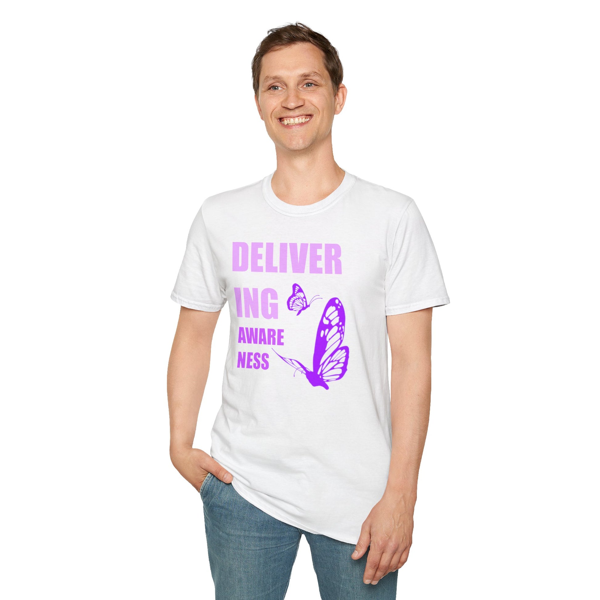Lupus Awareness Shirt – Delivering Awareness Purple Butterfly Support Tee