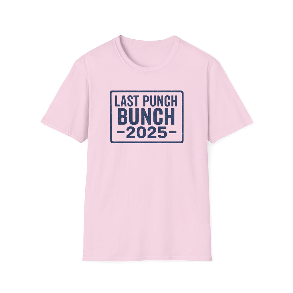 Unisex Softstyle T-Shirt - Last Punch Bunch 2025, Gift Ideas For Retirees, Perfect For Postal Workers