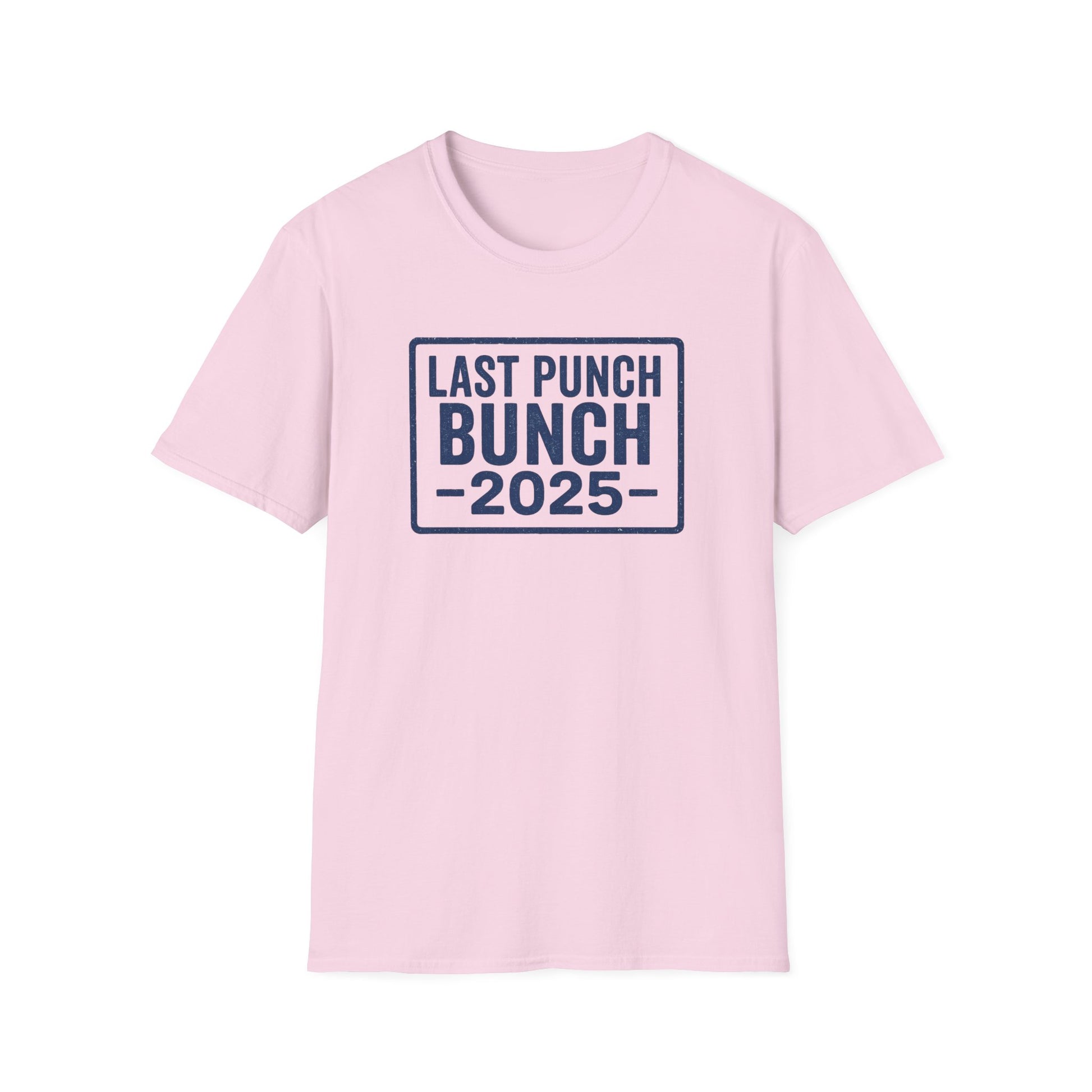 Unisex Softstyle T-Shirt - Last Punch Bunch 2025, Gift Ideas For Retirees, Perfect For Postal Workers