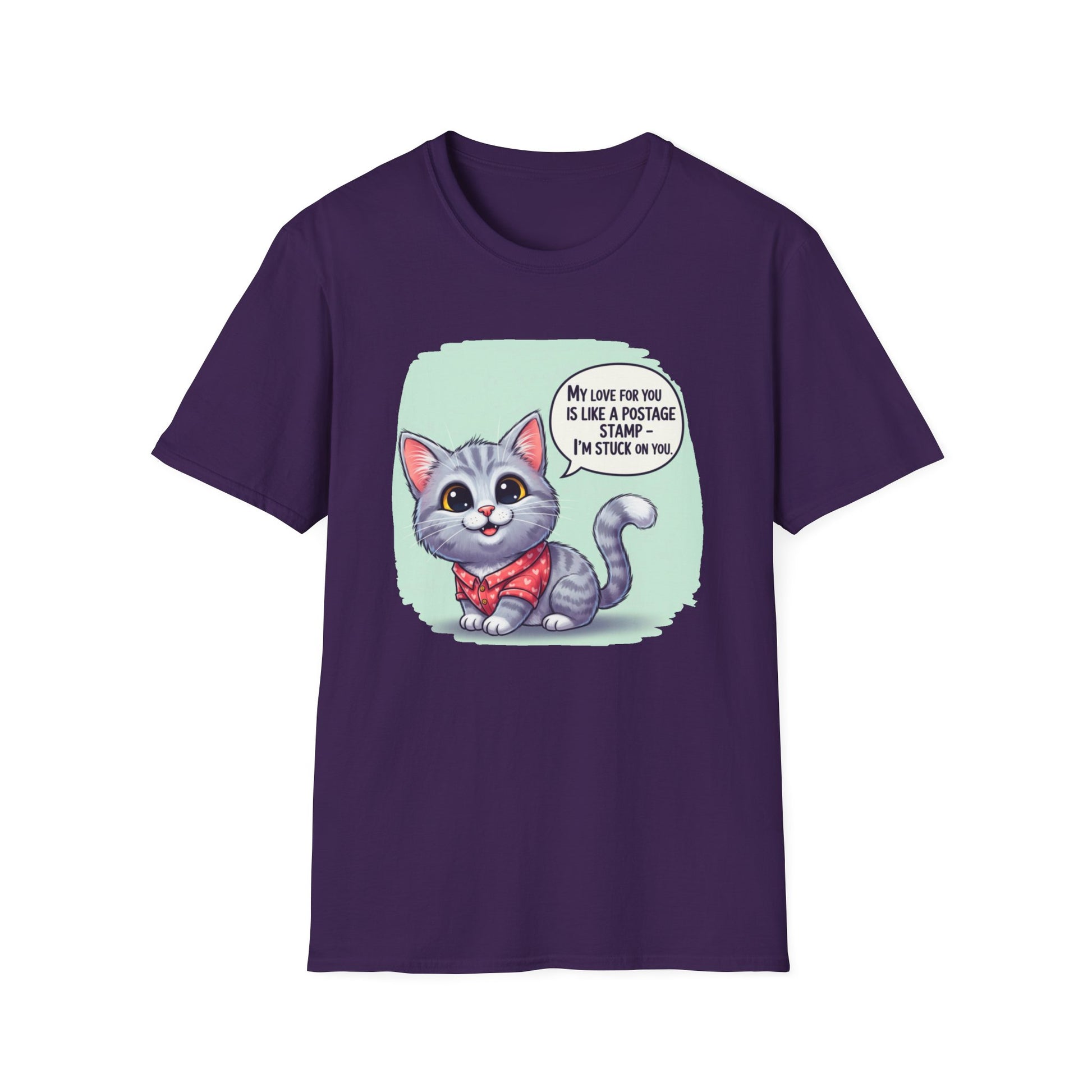Adorable Cat Lover's T-Shirt - Cute Pet Design, Gift for Cat Owners, Cozy Apparel for Cat Lovers, Birthday Gift, Fun Everyday Wear