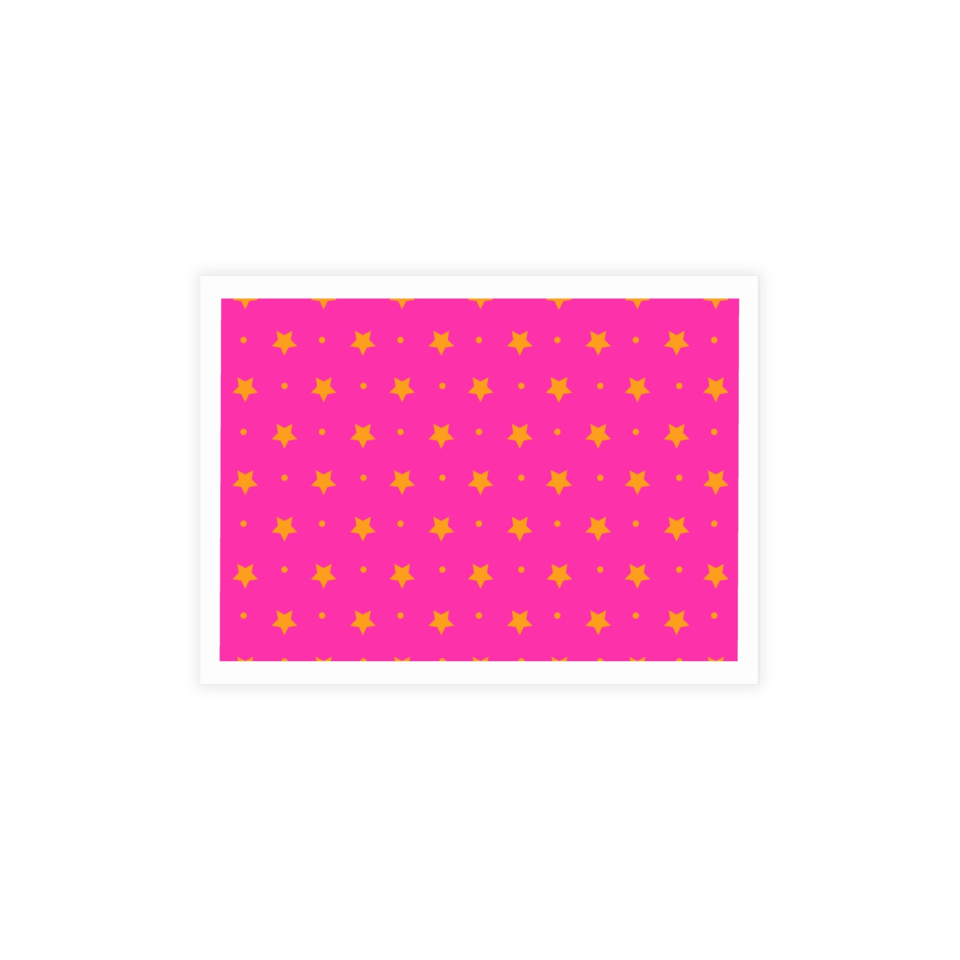 Thank You Card for Small Business Orders | Packaging Insert | Customer Appreciation Card | Cute Pink Star Design | Branding Insert
