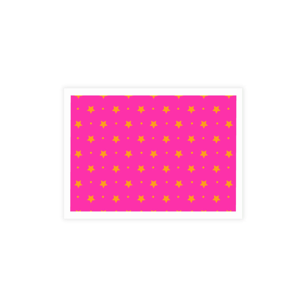 Thank You Card for Small Business Orders | Packaging Insert | Customer Appreciation Card | Cute Pink Star Design | Branding Insert