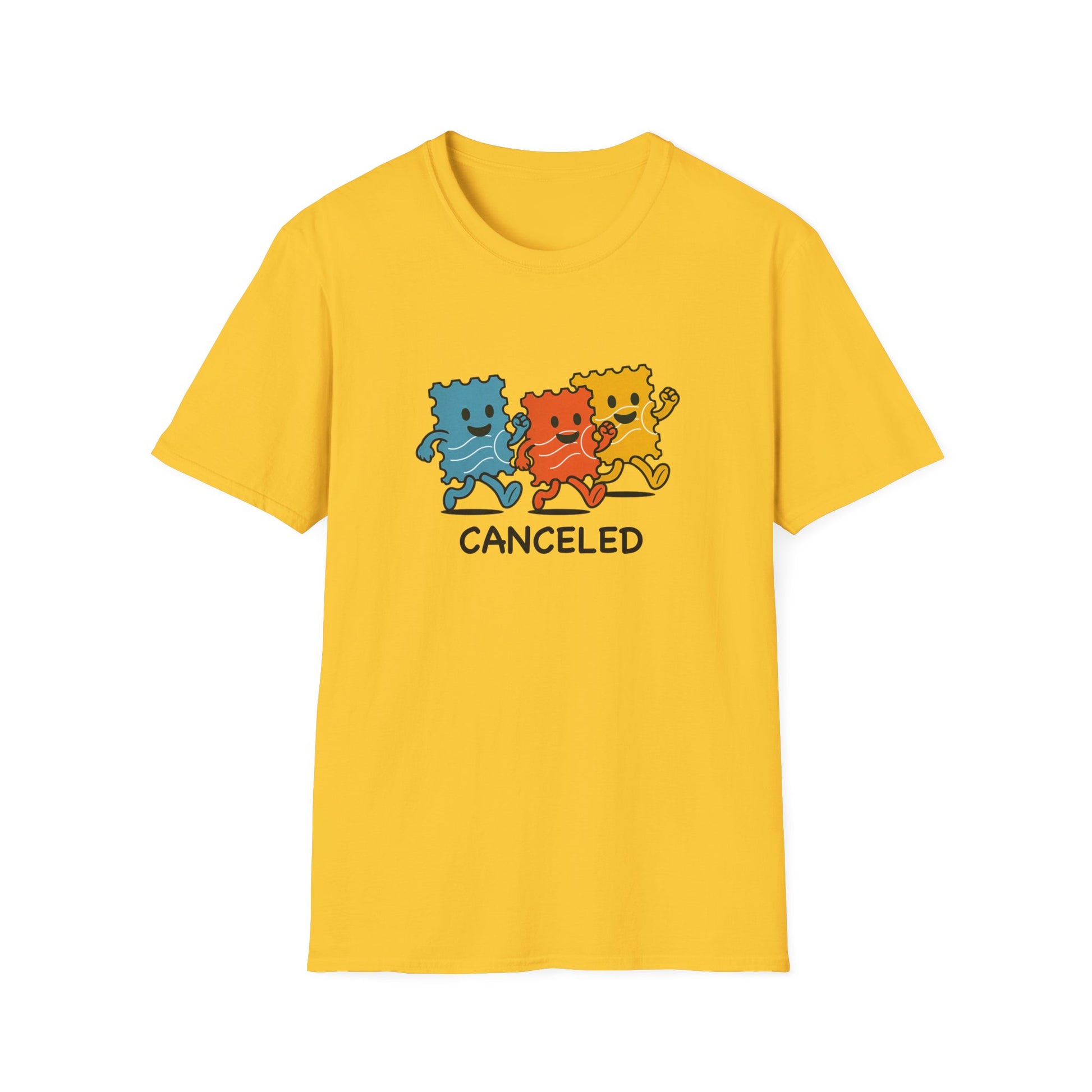 Cute Canceled Cartoon T-Shirt, Funny Gift for Friends, Unisex Softstyle Tee, Playful Graphic T-Shirt, Casual Wear for Celebrations, [...]