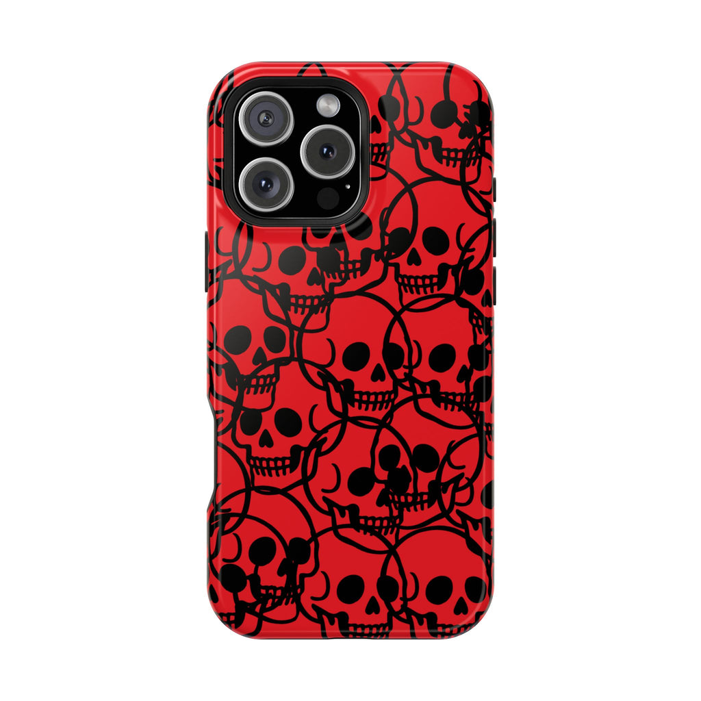 Magnetic Impact-Resistant Skull Cases